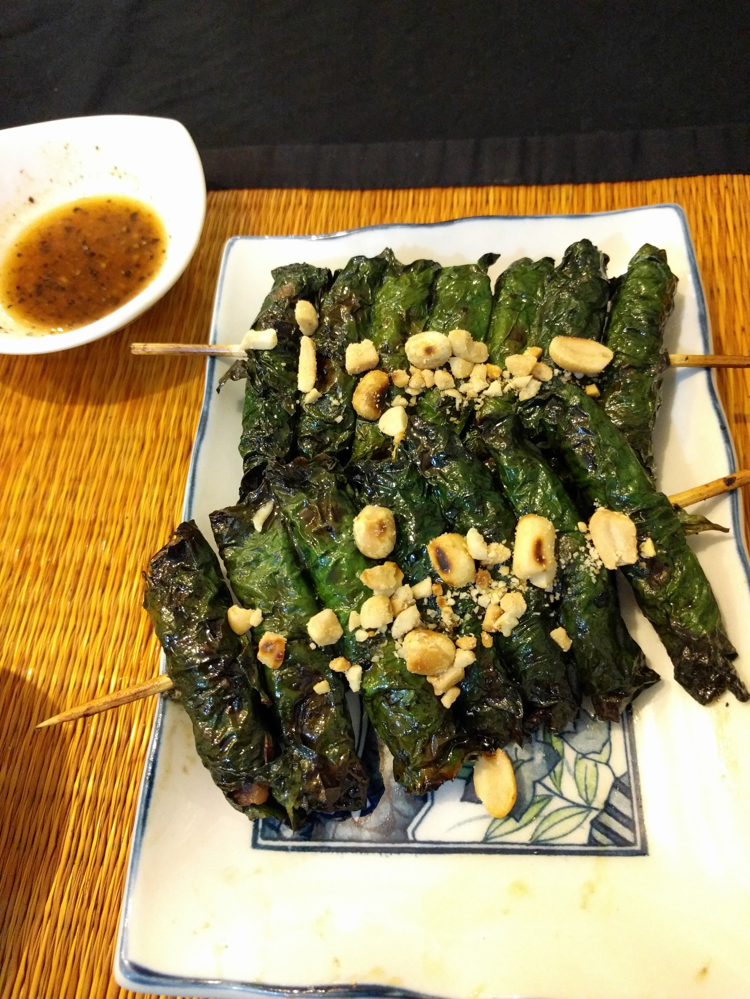Grilled beef in betel leaf - Mok Money