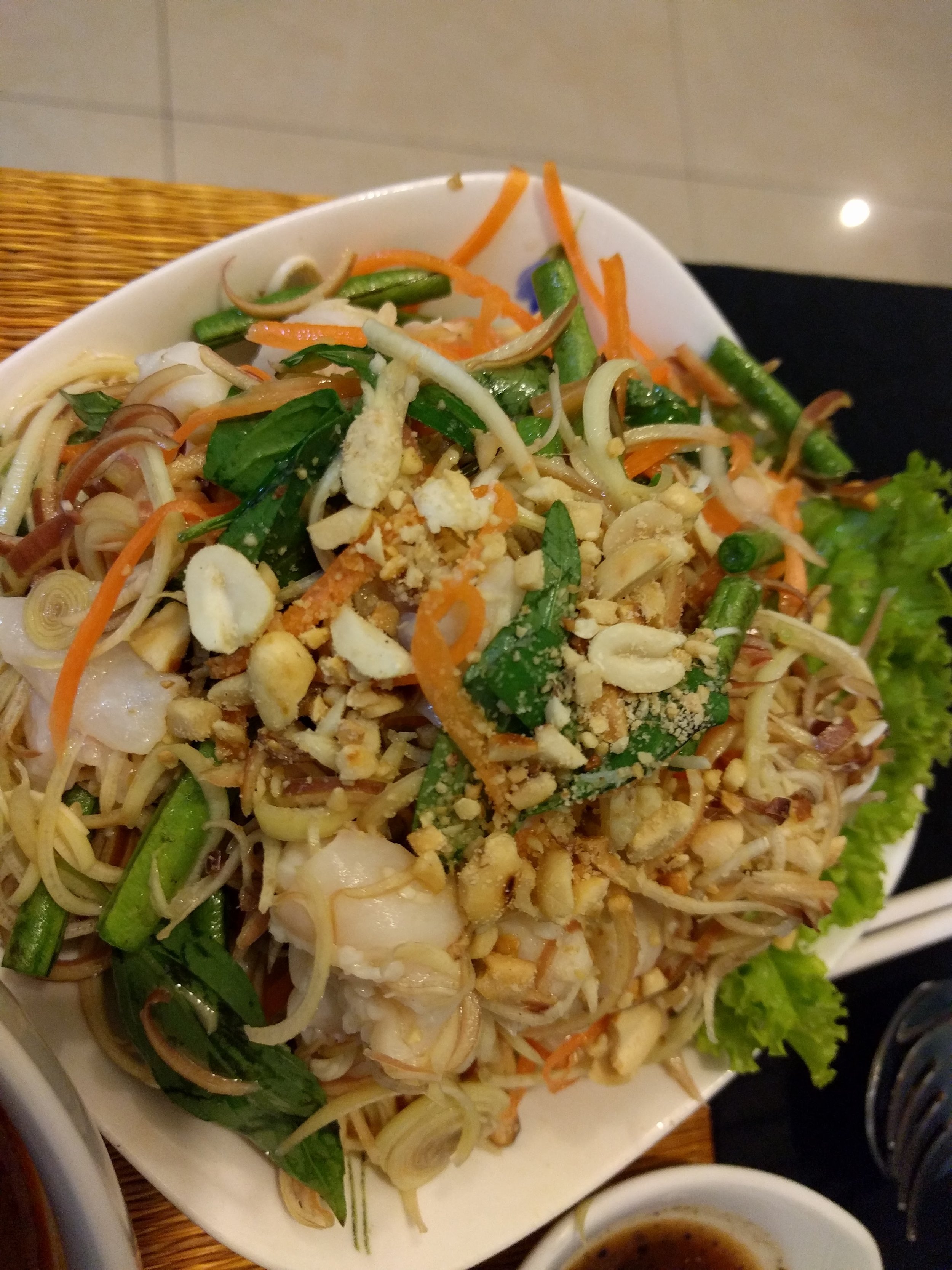 Banana flower salad - Mok Money