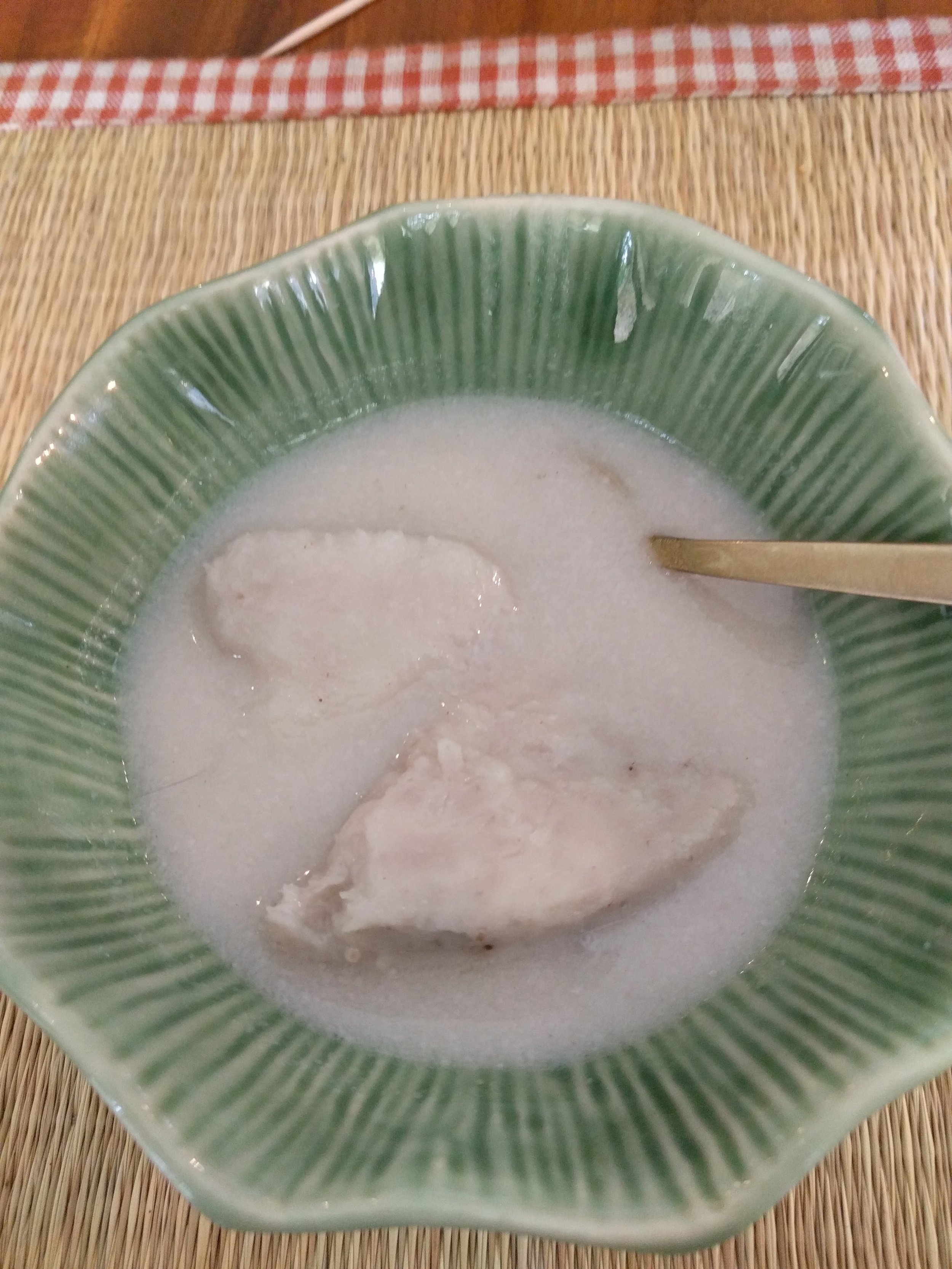 Taro and coconut milk