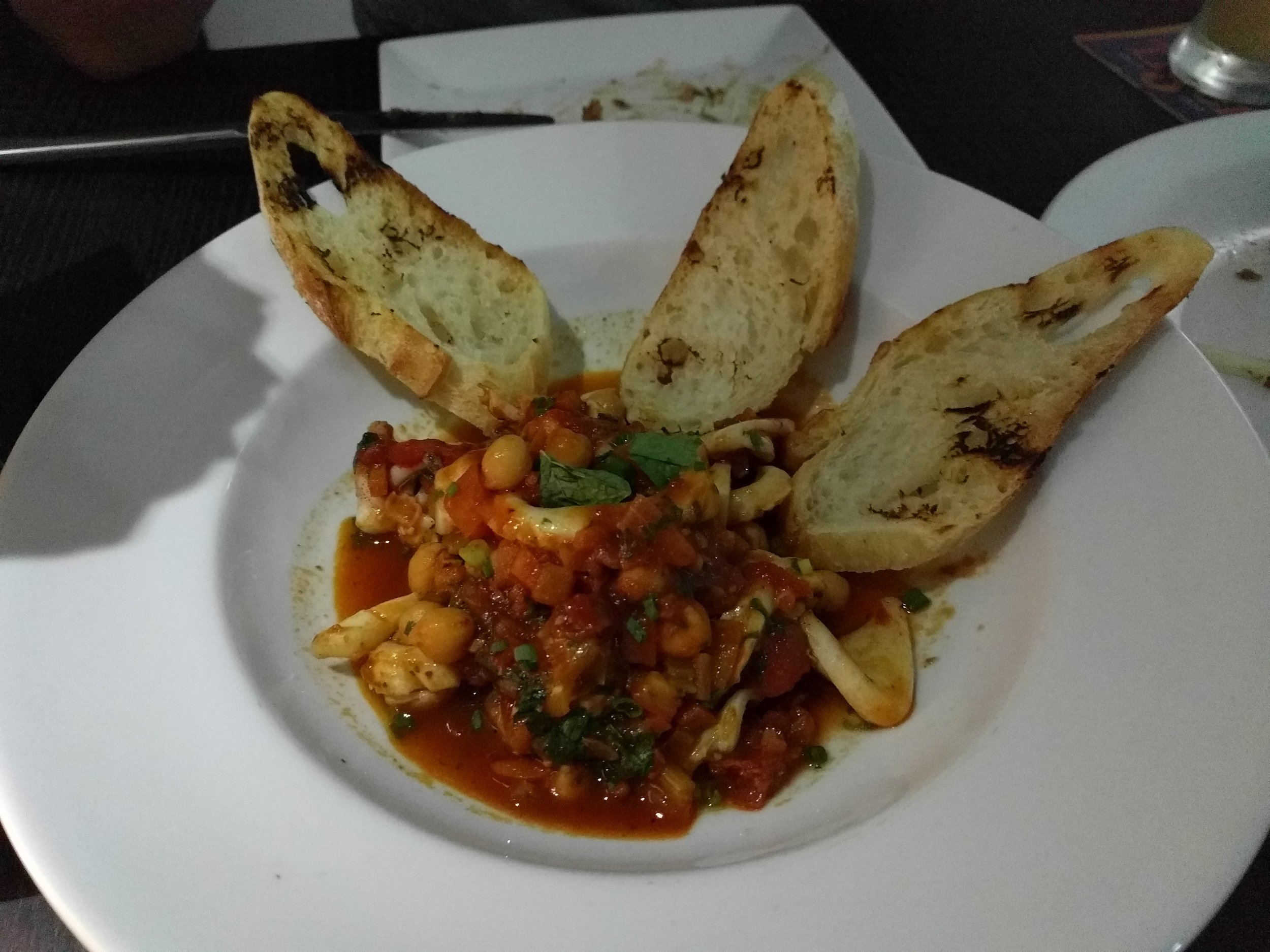 Calamari and chorizo - Black Bambu