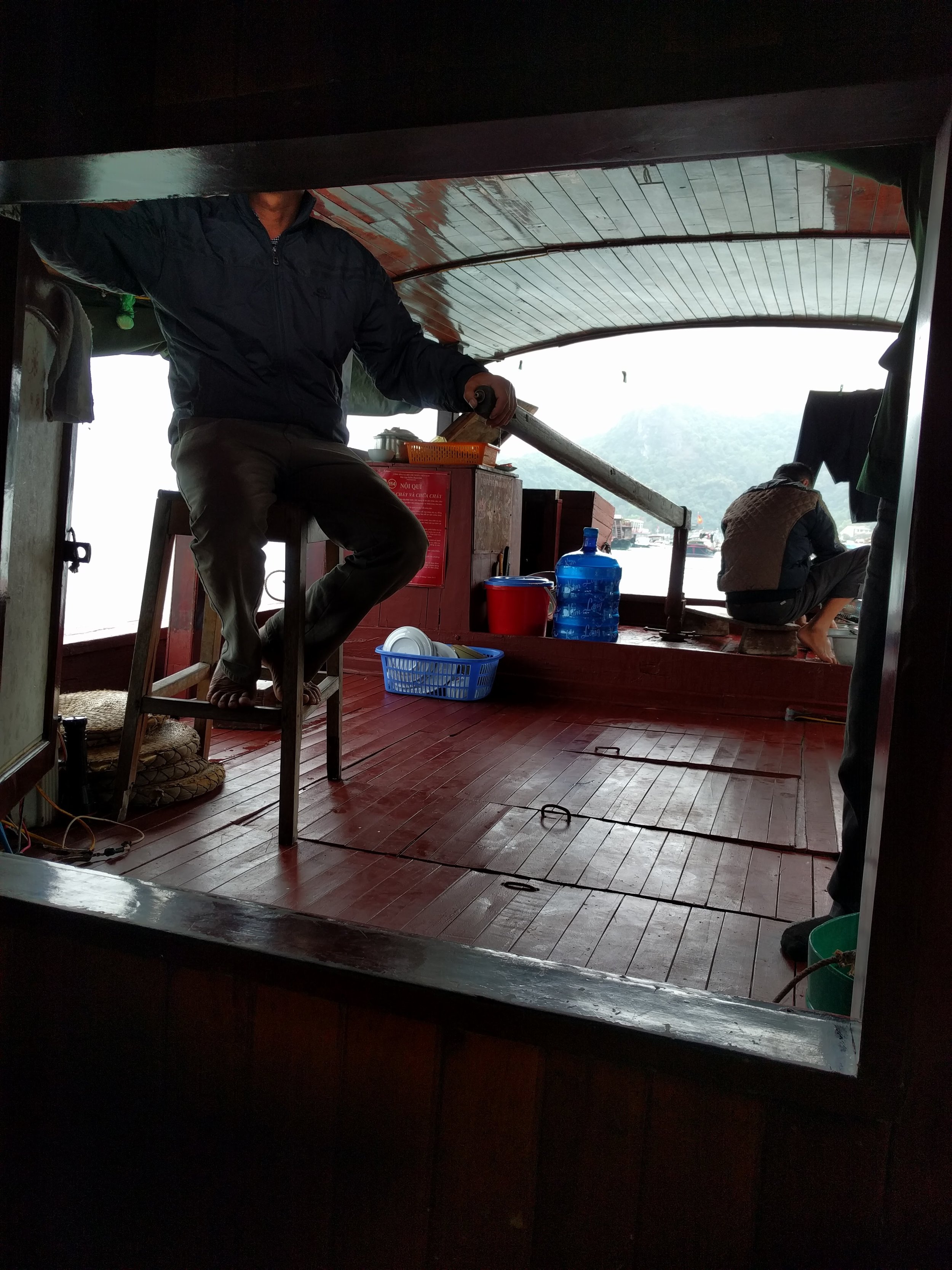 engine room/kitchen/crew quarters