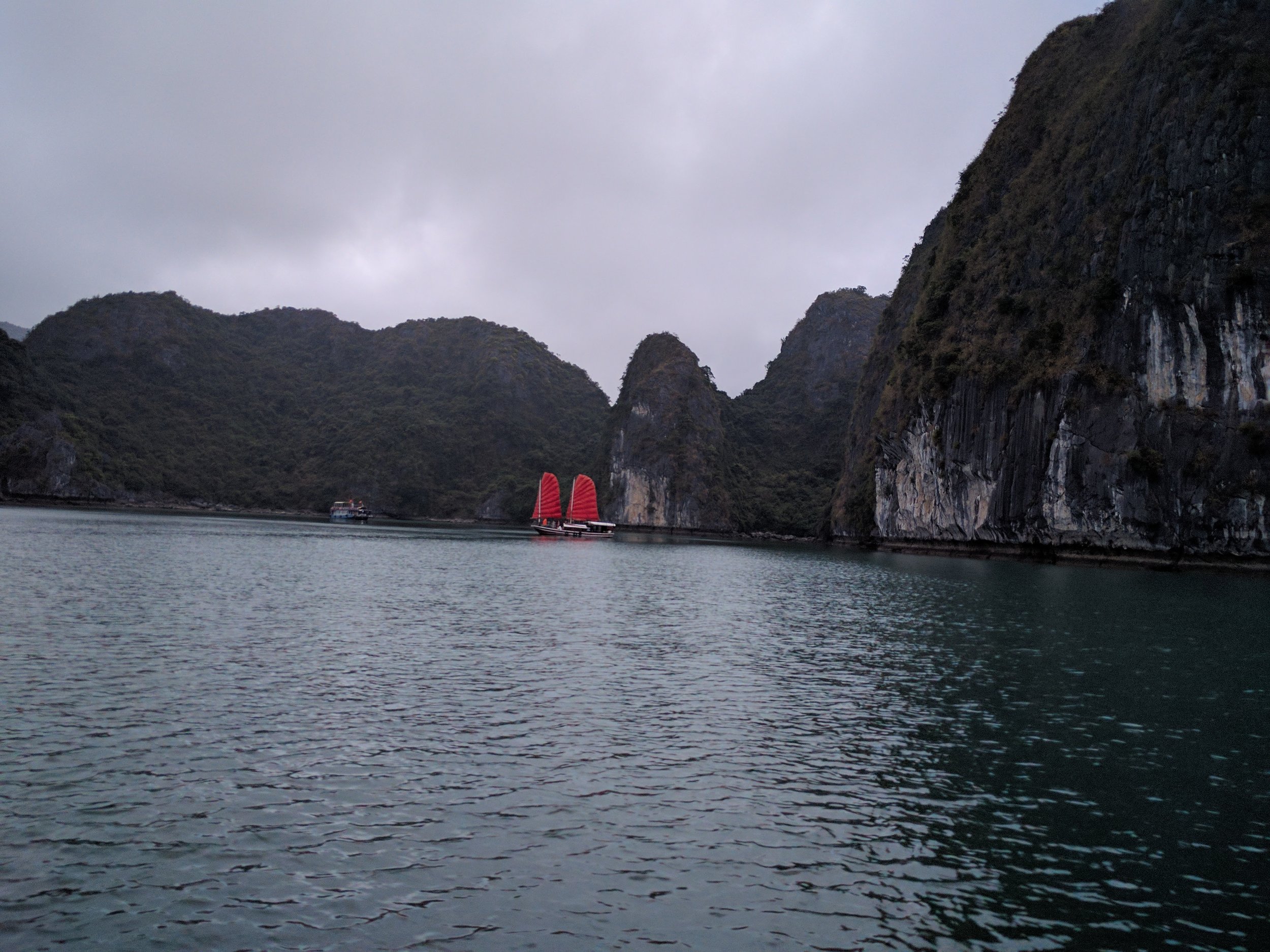 What our boat would look like with the sails up