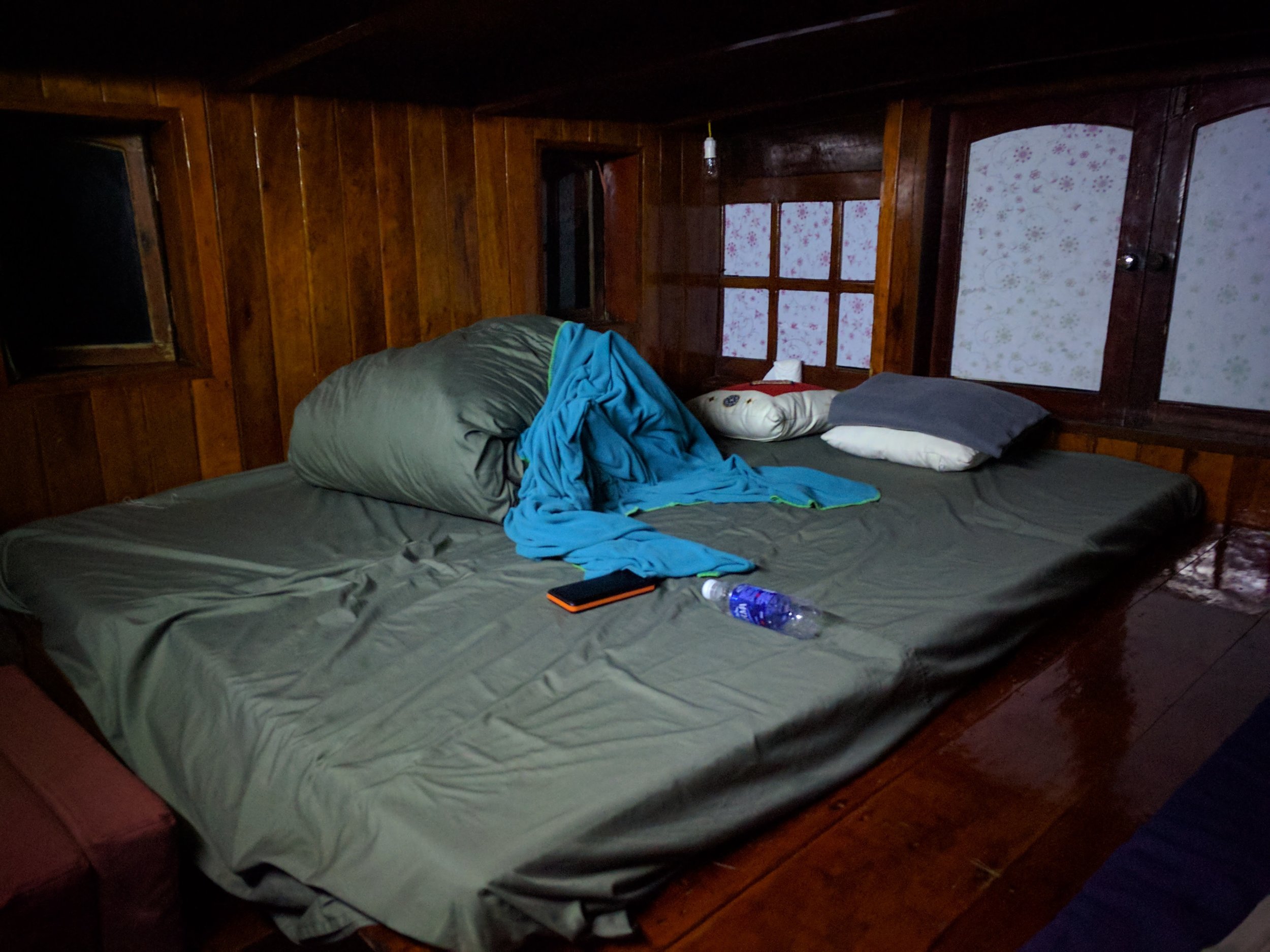 bedroom at night