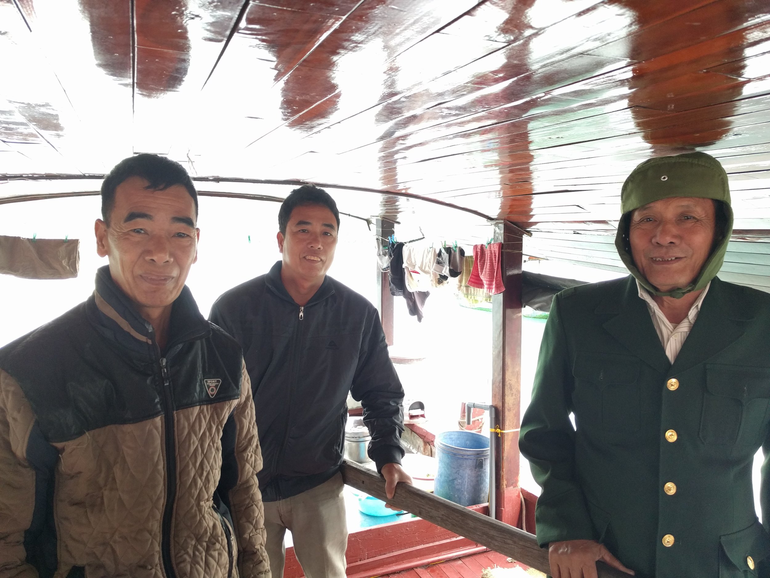 our crew and only companions for three days