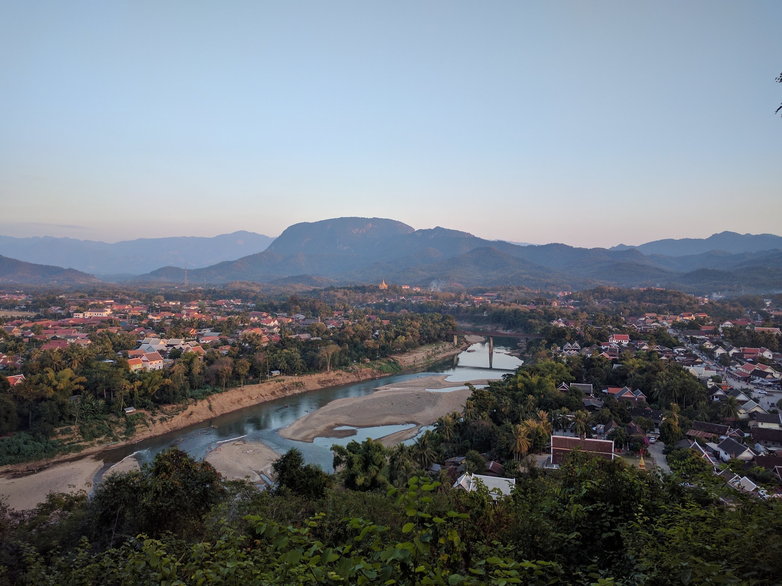 Views of Luang Prabang from the top