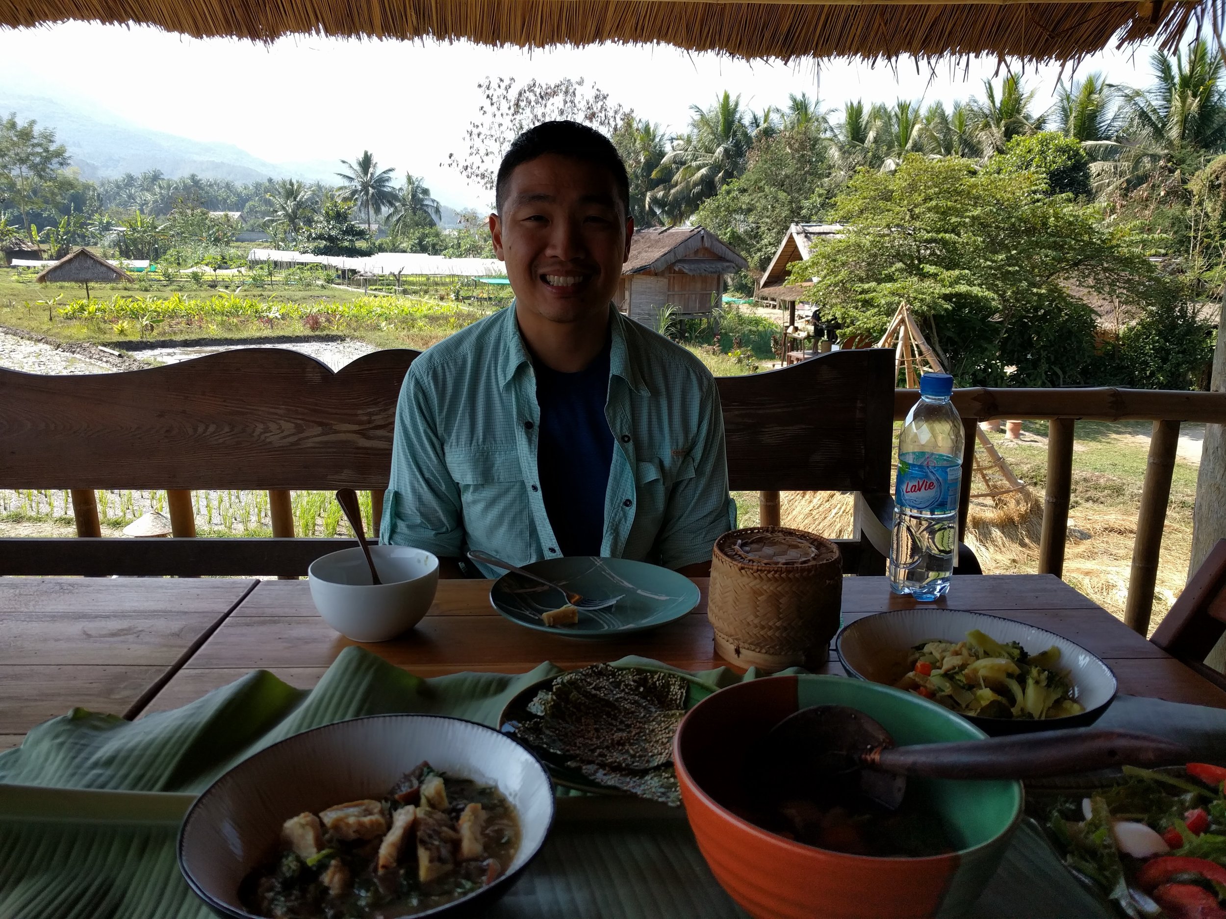 nice meal, nice setting