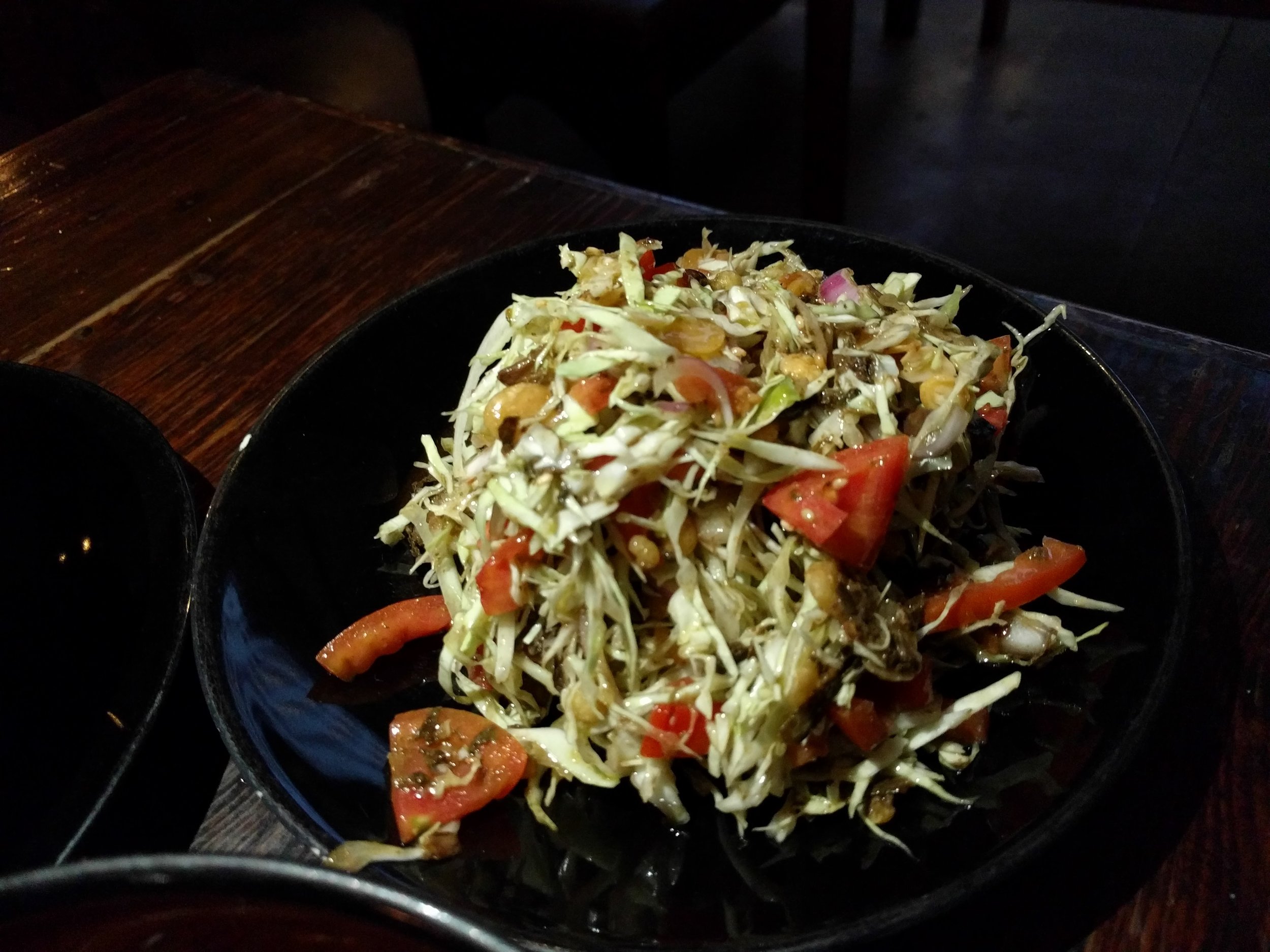 green tea leaf salad