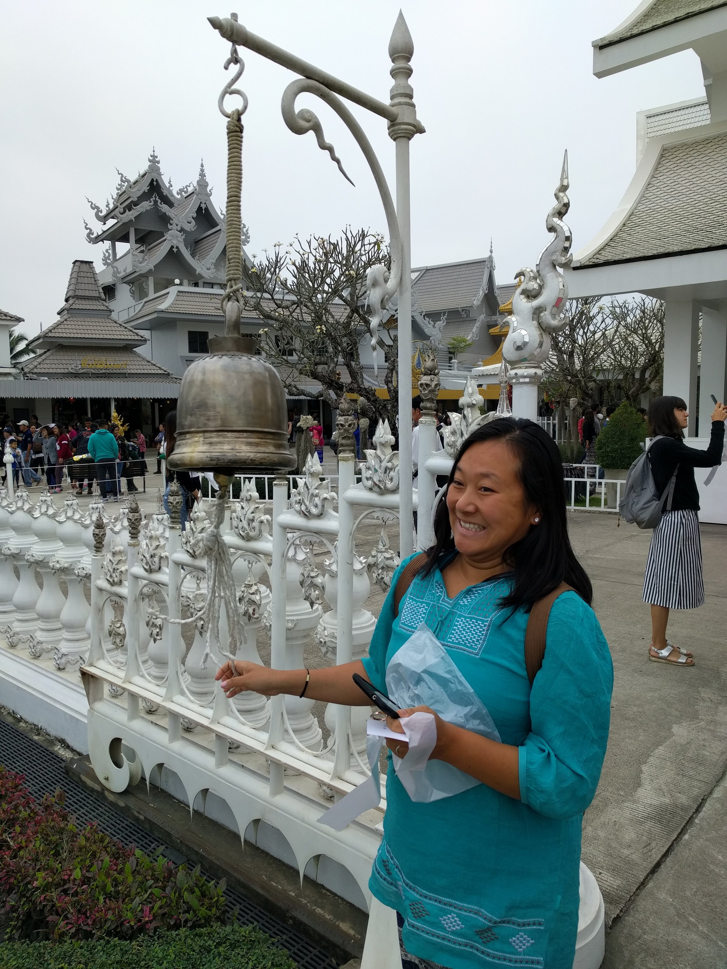 Lishan loves ringing bells