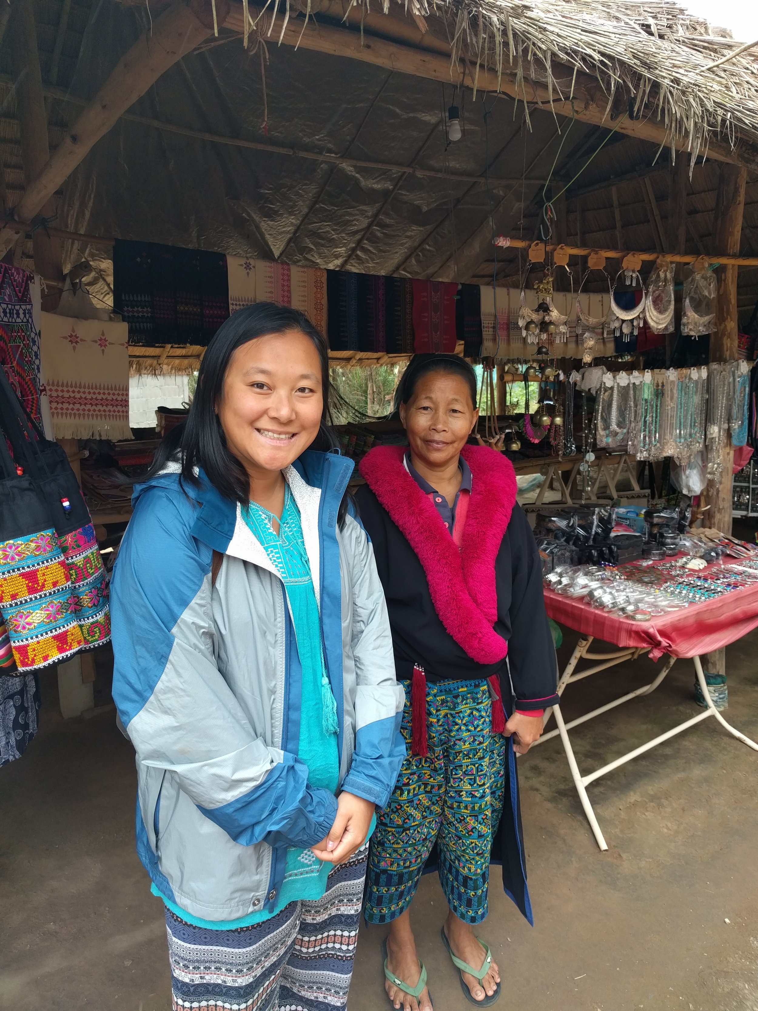 Lishan with a hill tribe member