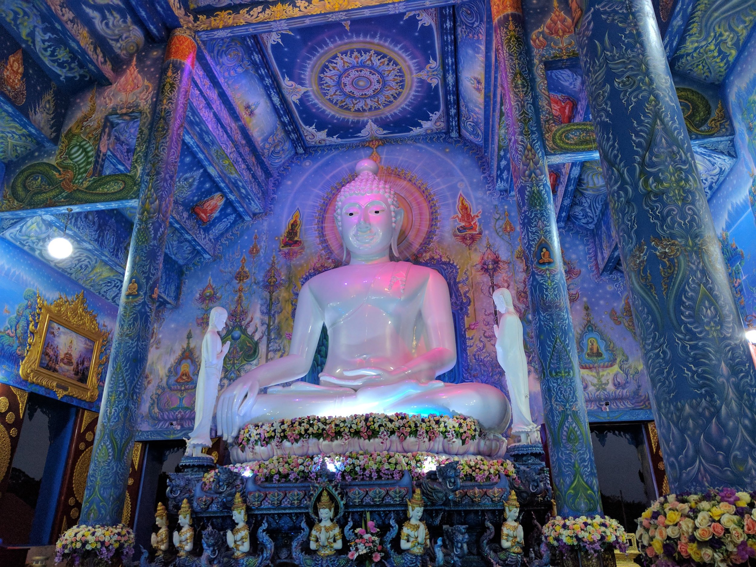 Blue temple