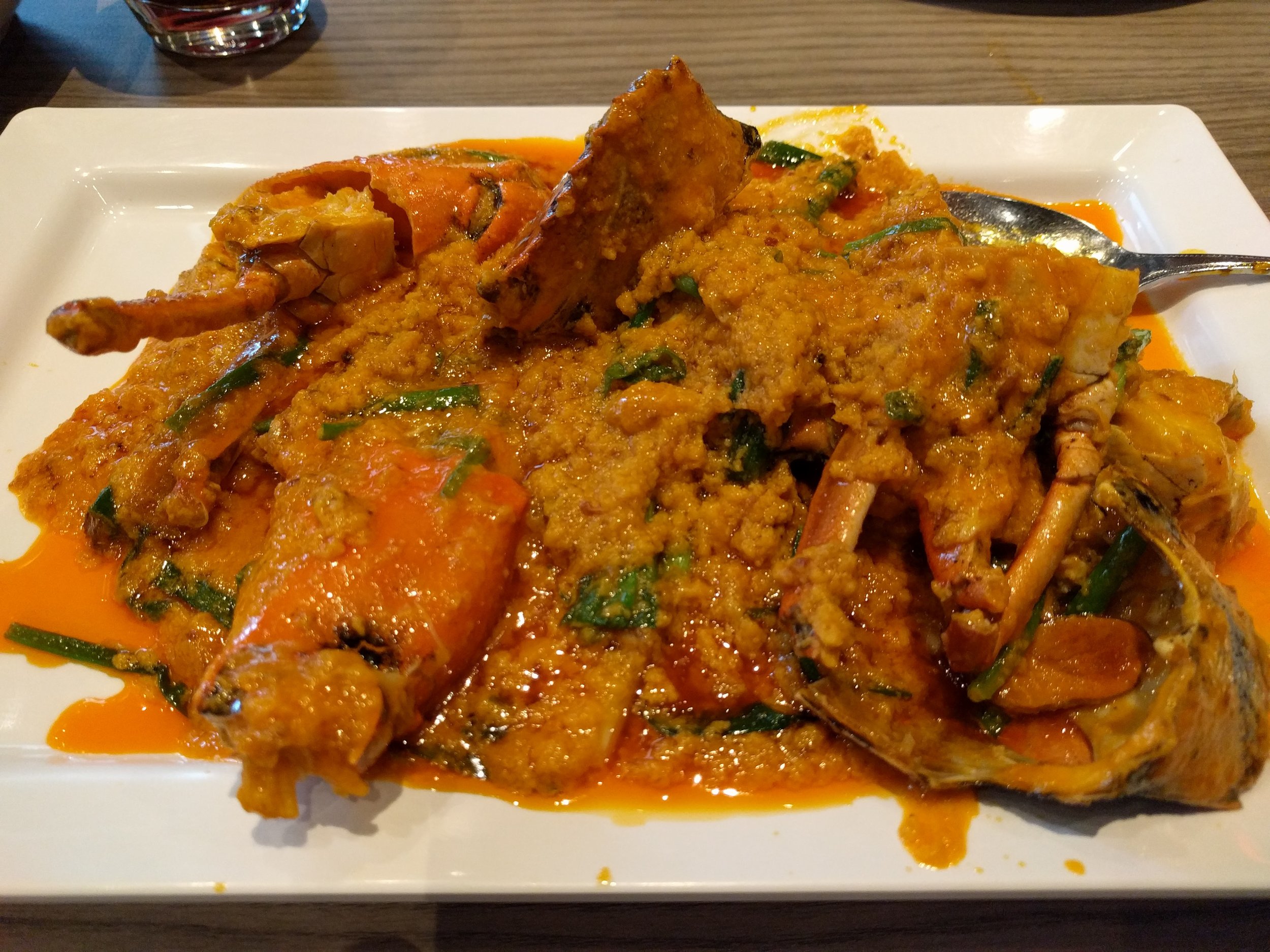 Somboon seafood famous curry crab