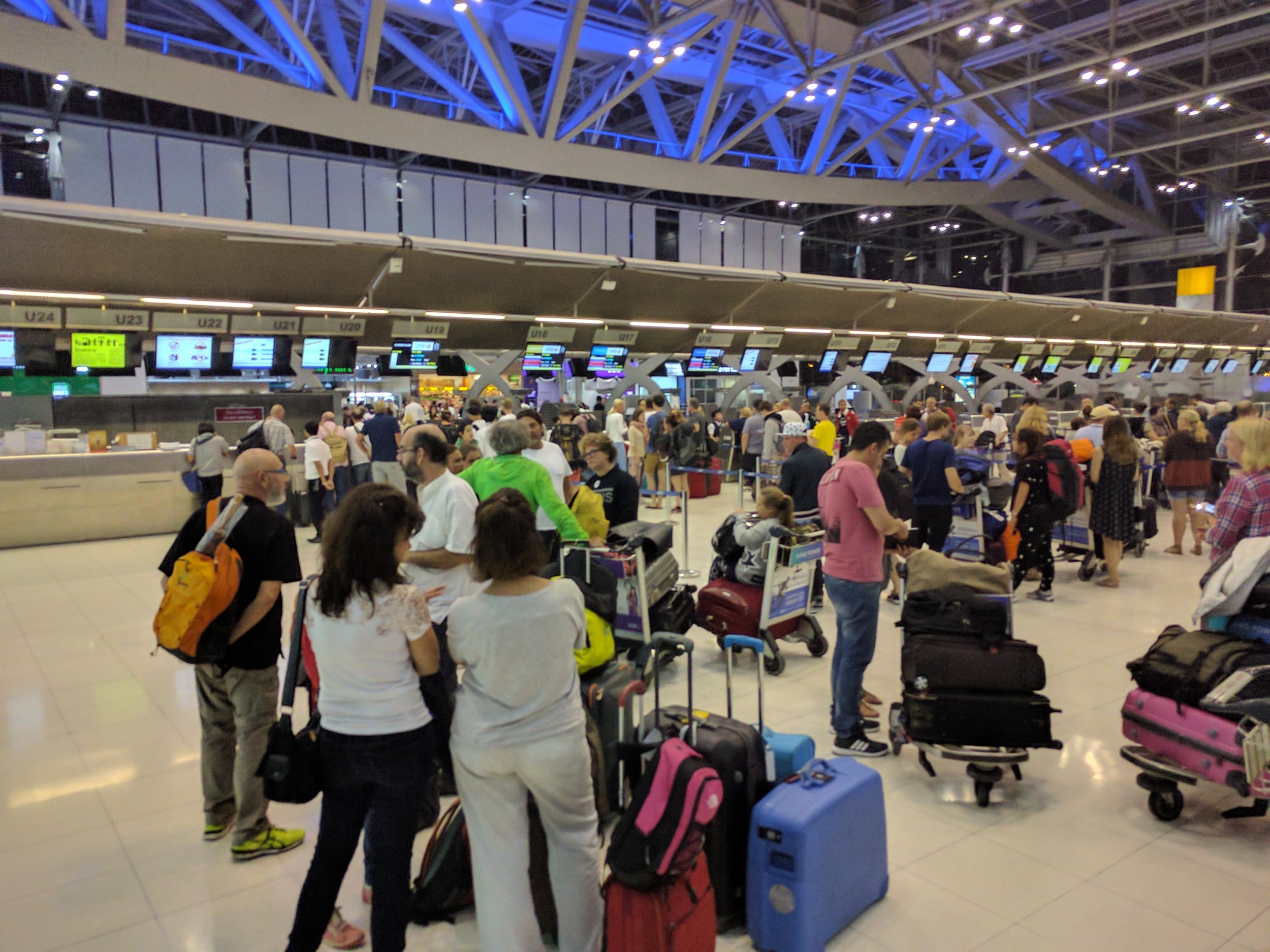 Waiting area at BKK by Turkish airlines