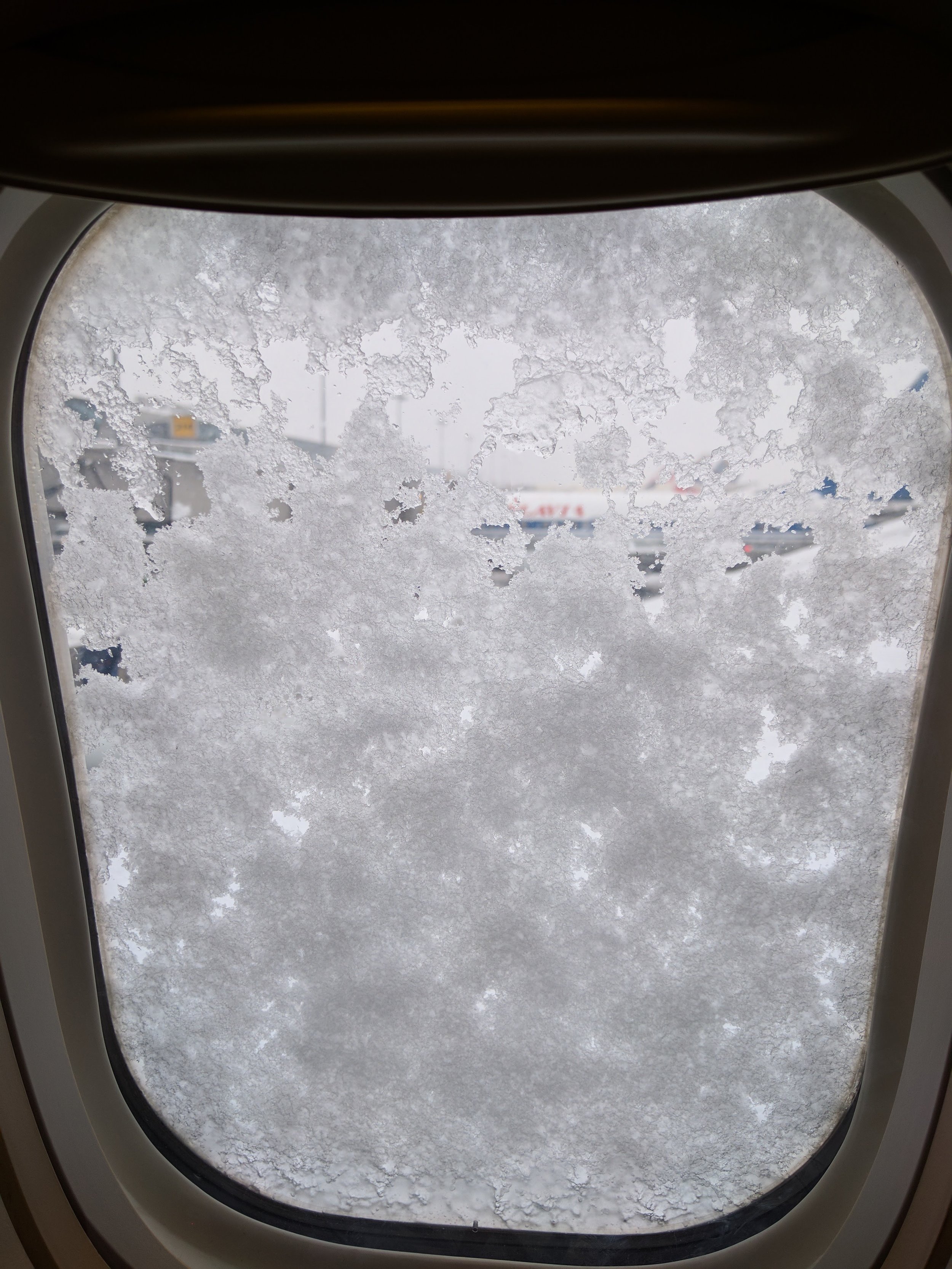 Snowy window
