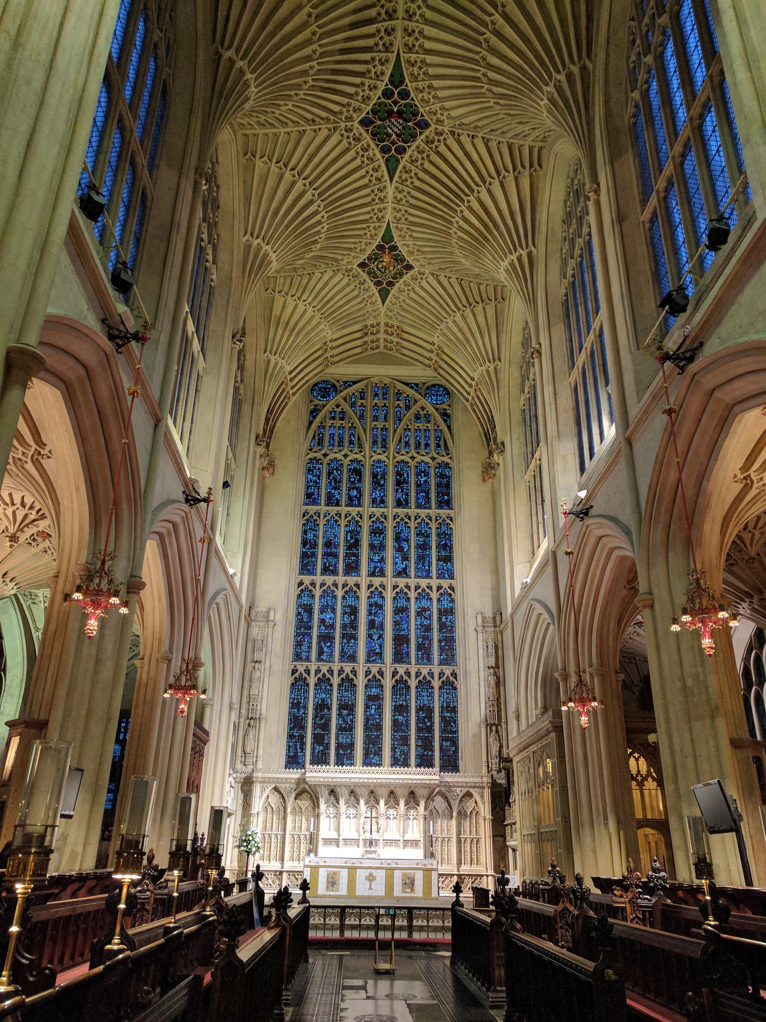 Inside Bath Abbey