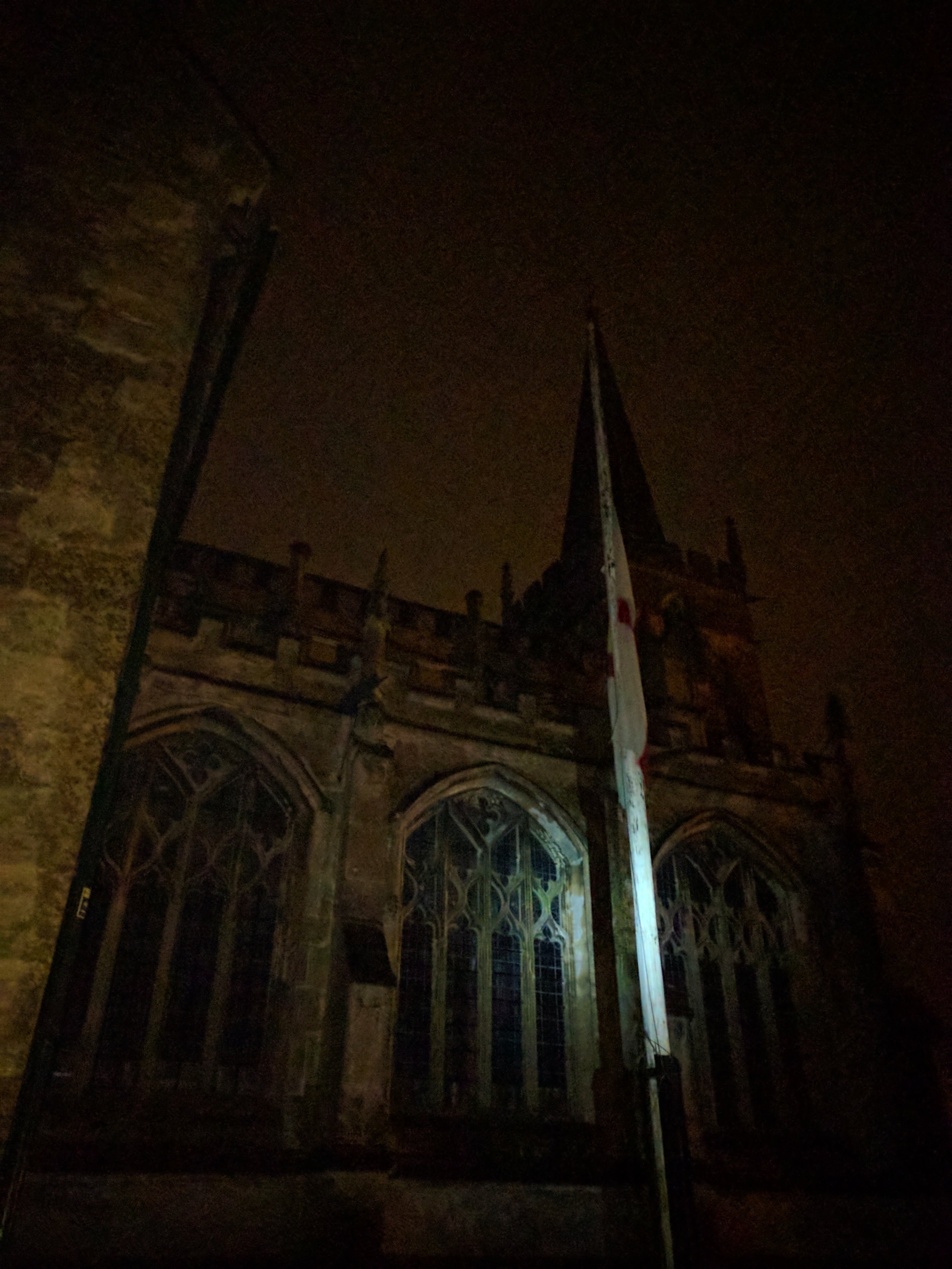 creepy church