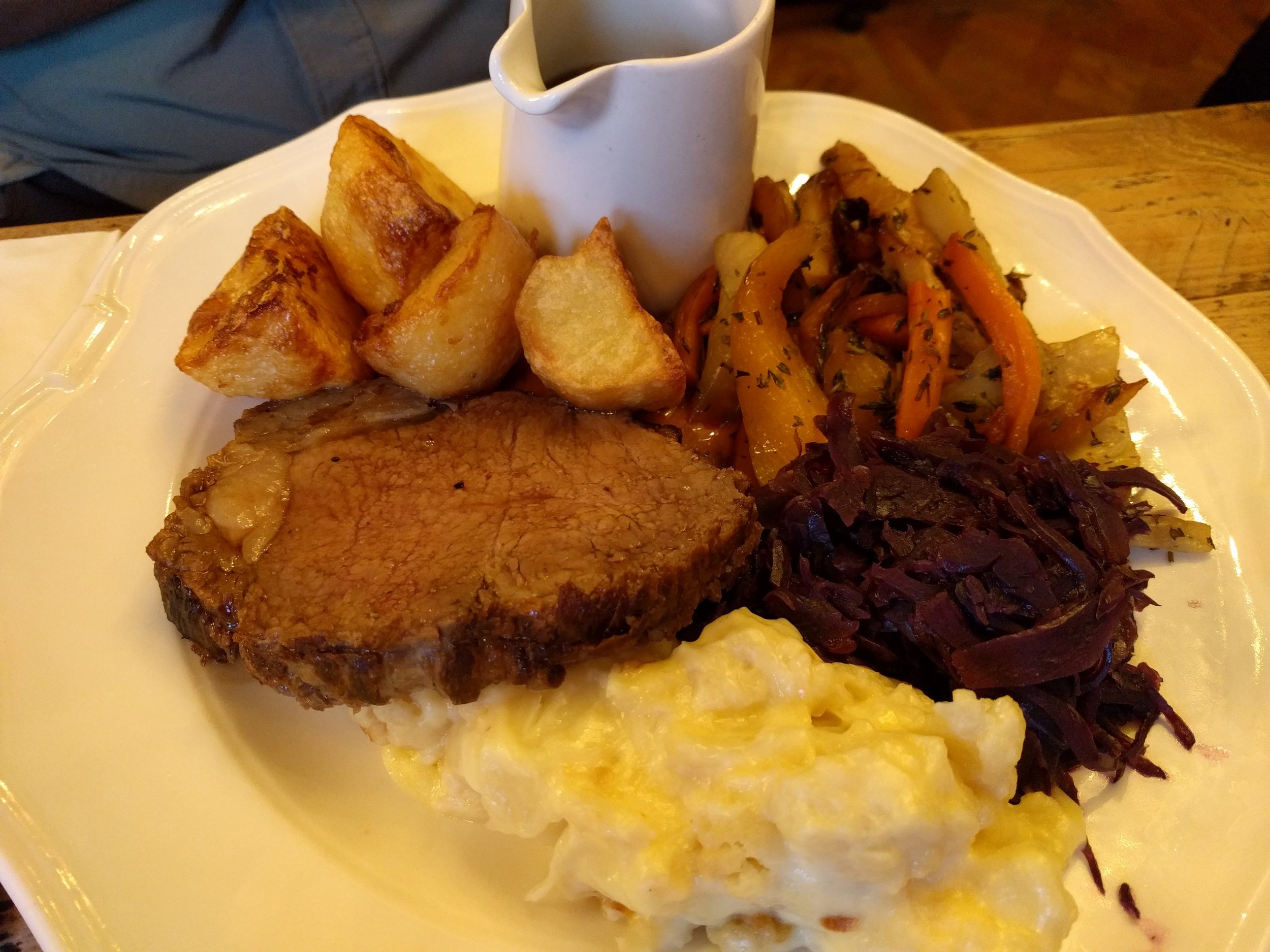 Traditional sunday roast