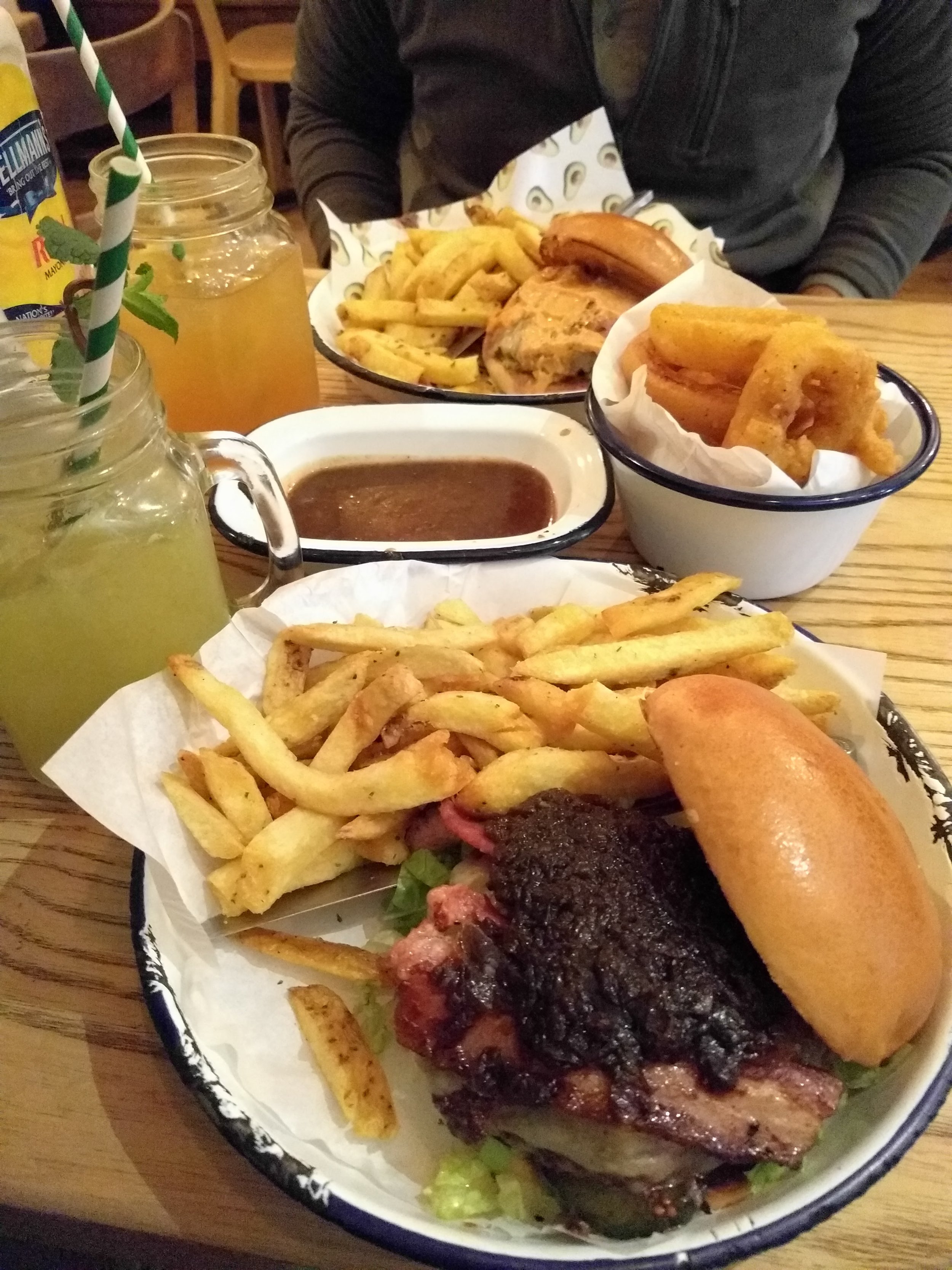 Burgers at Honest Burger in SoHo