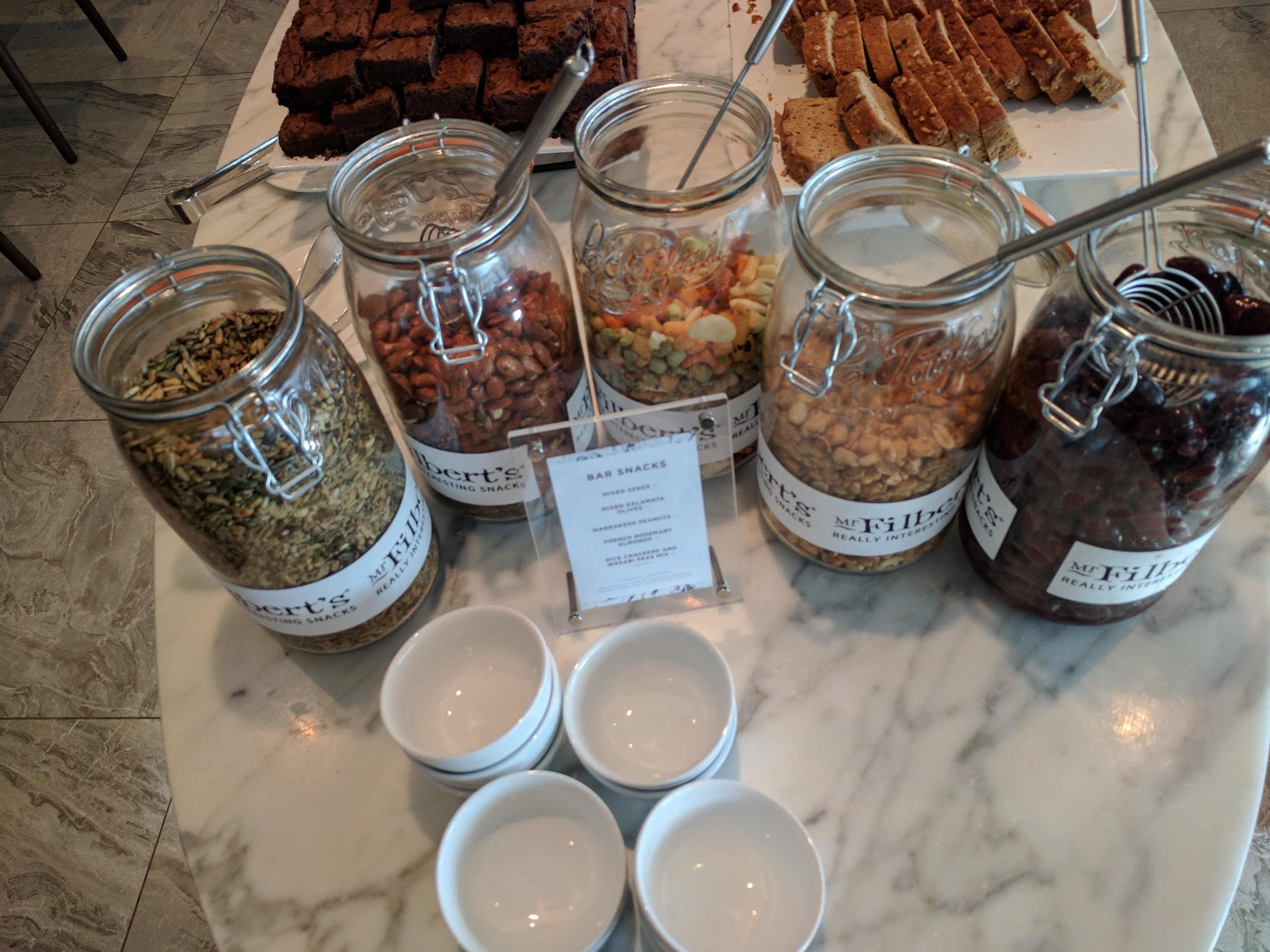 More lounge snacks