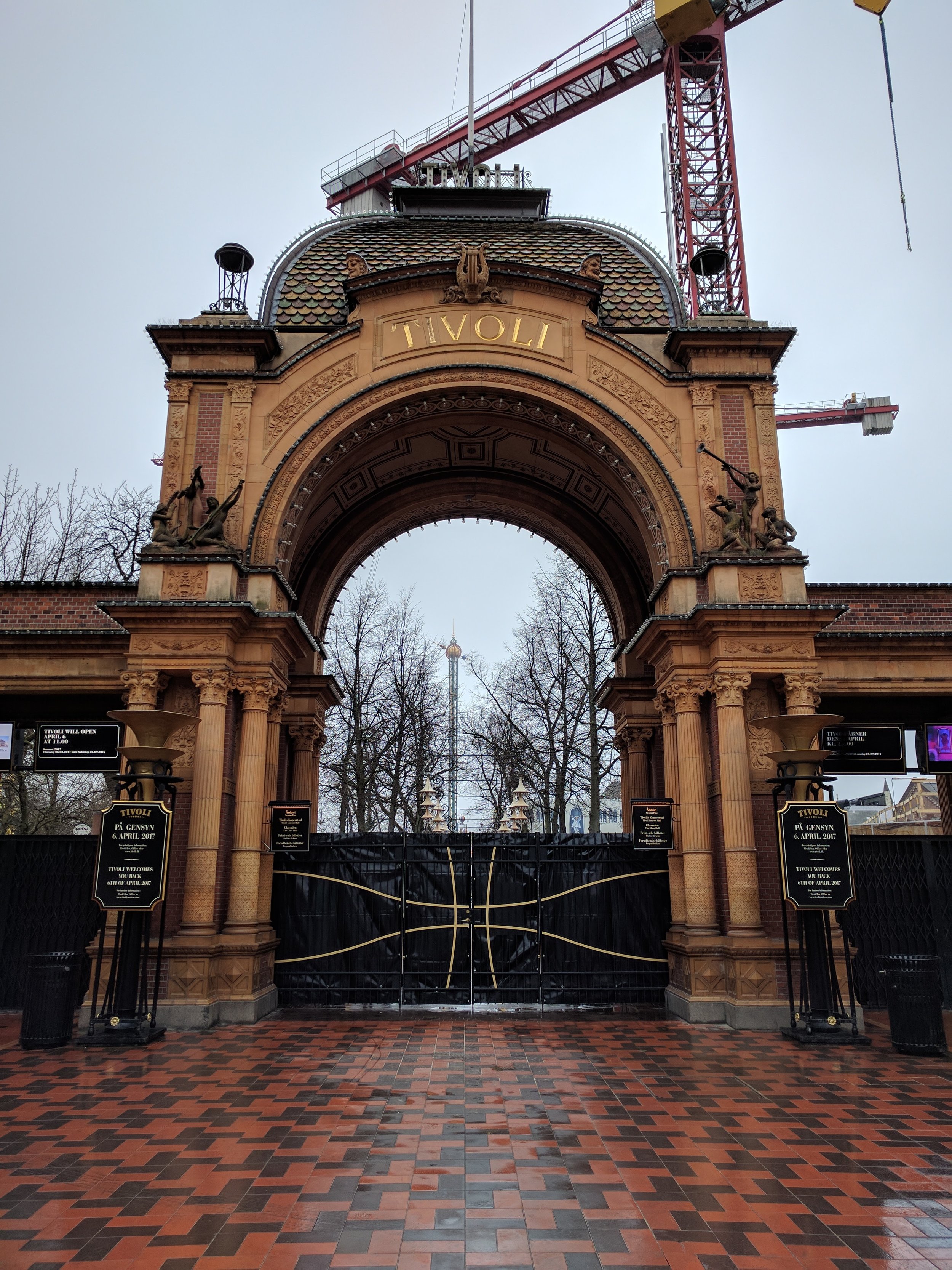 Tivoli Gardens - closed for the winter :(