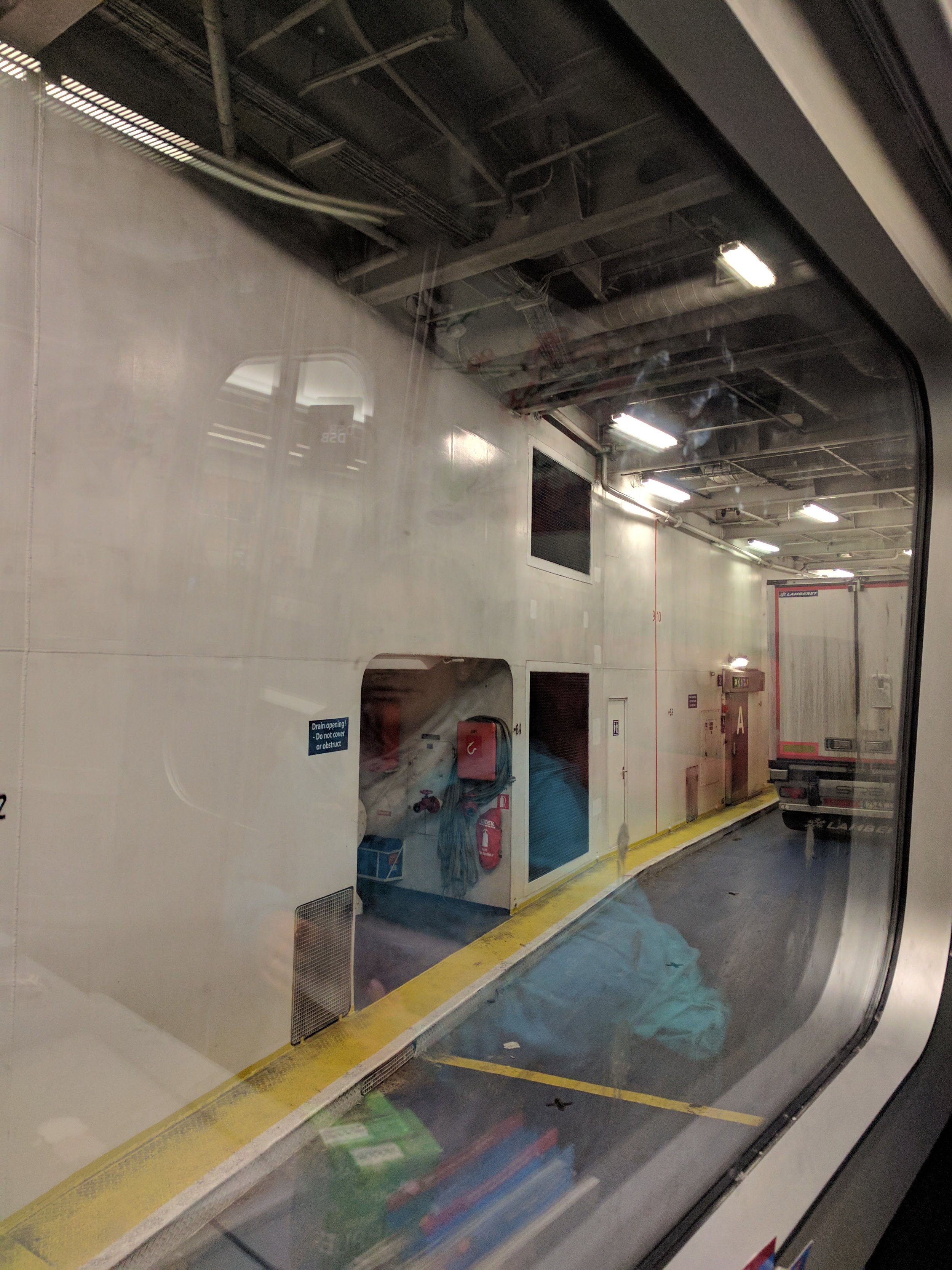 The train is on the ferry!