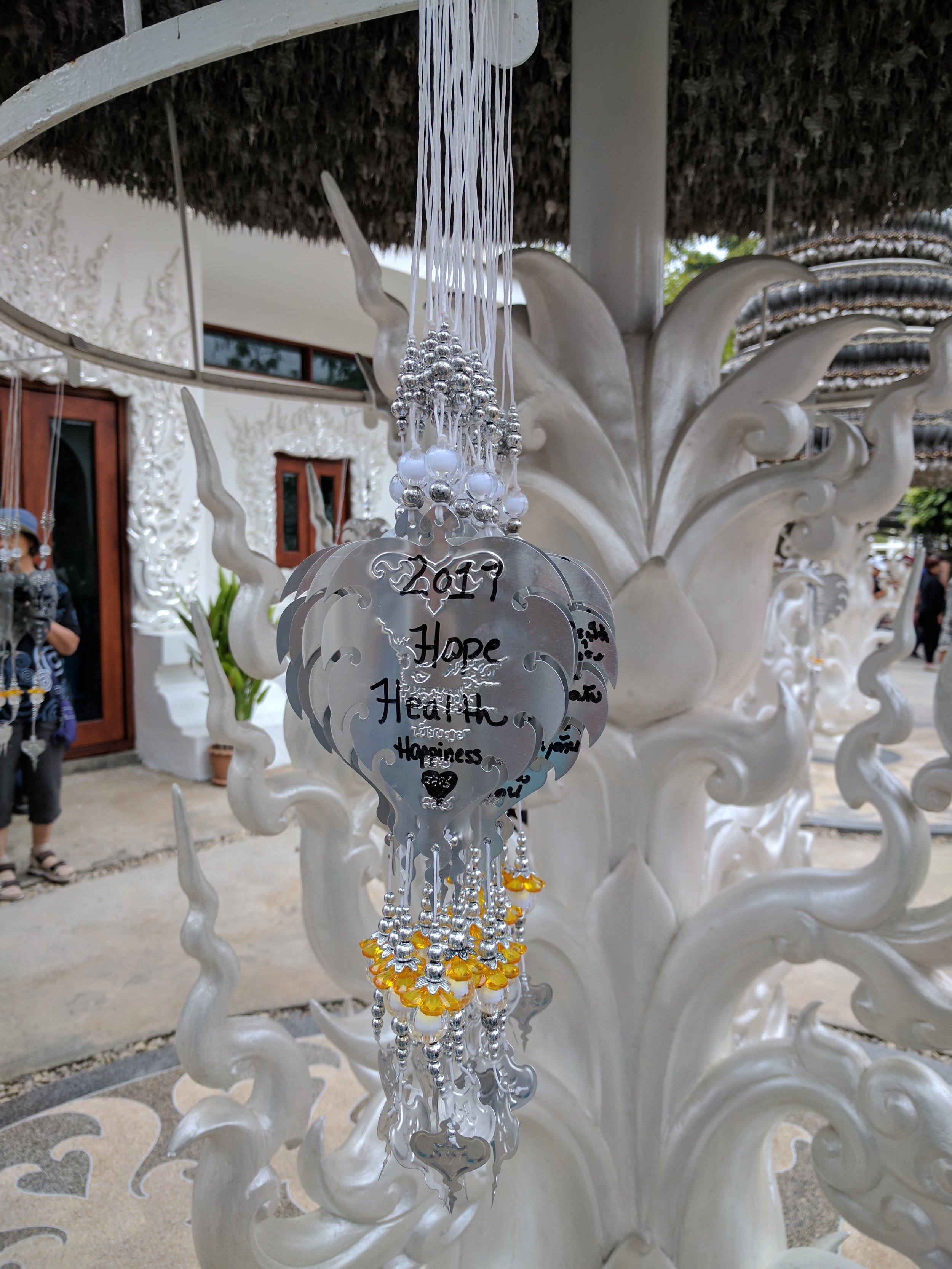Our well wishes in Chiang Rai's White Temple