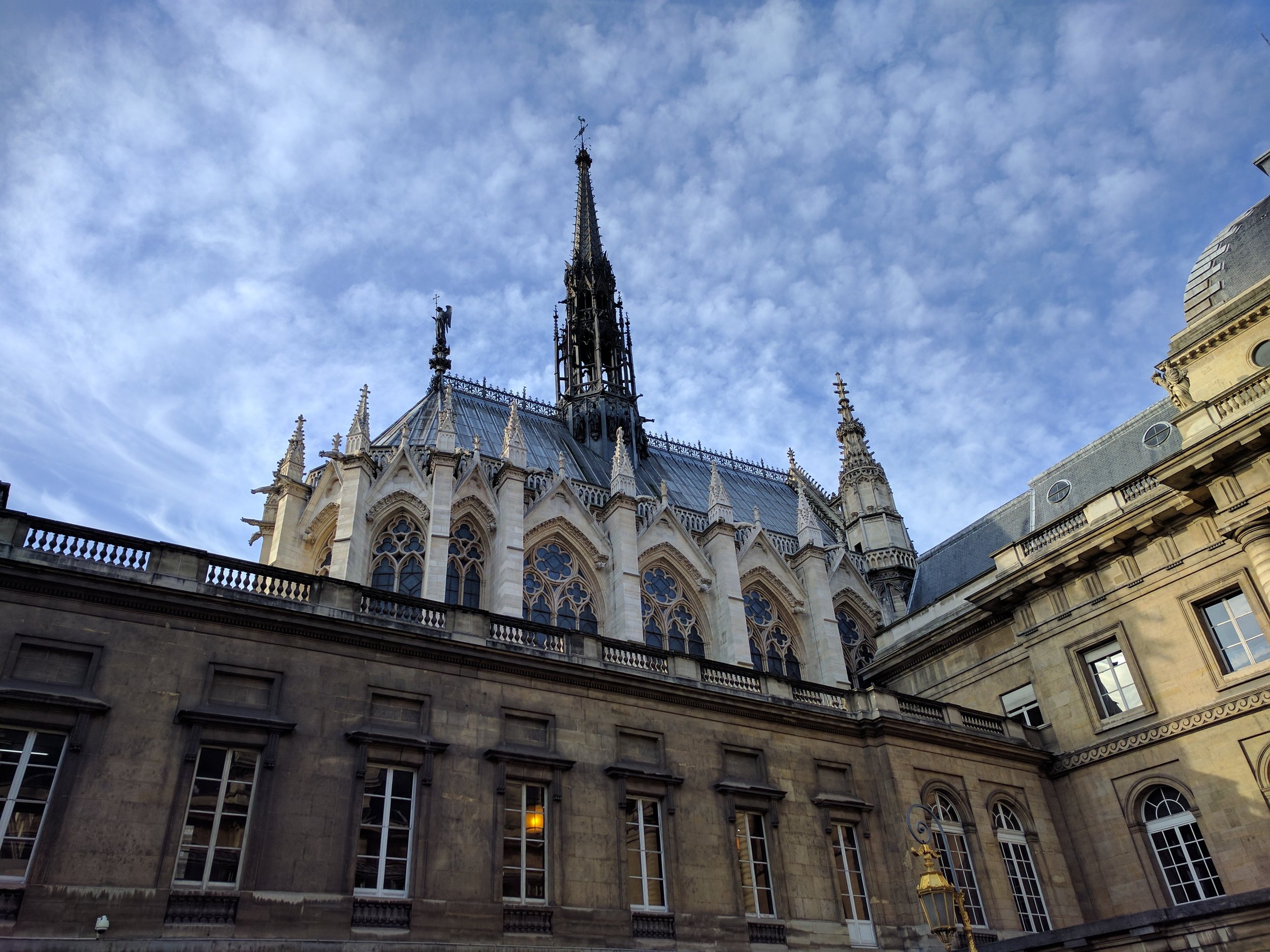 Saint-Chapelle from the Palais de Justice