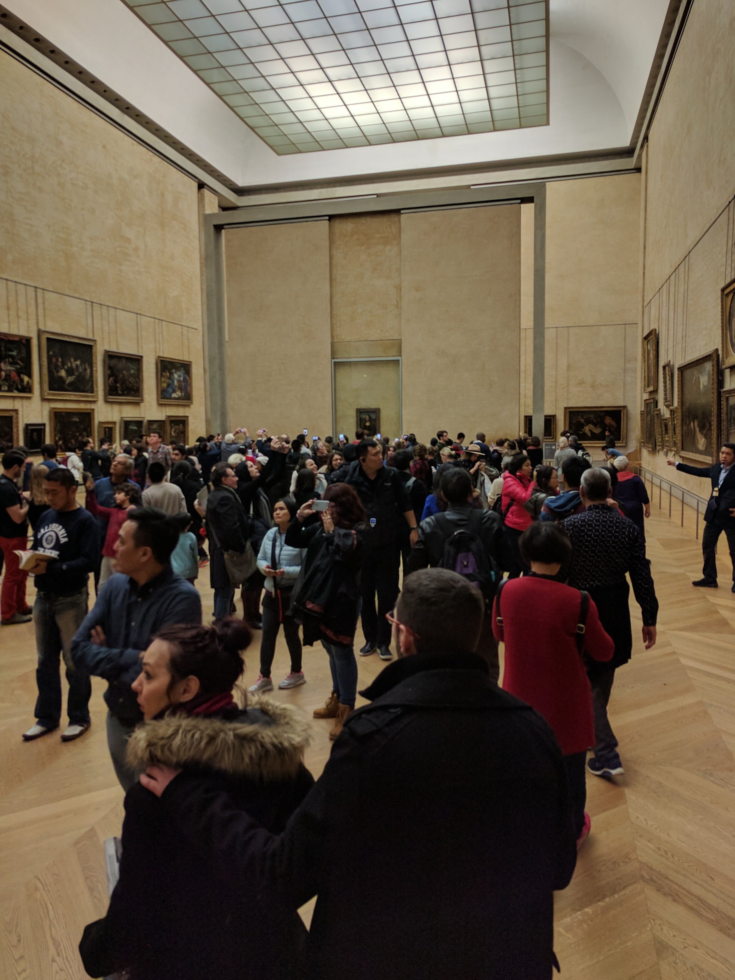 Mona Lisa crowd