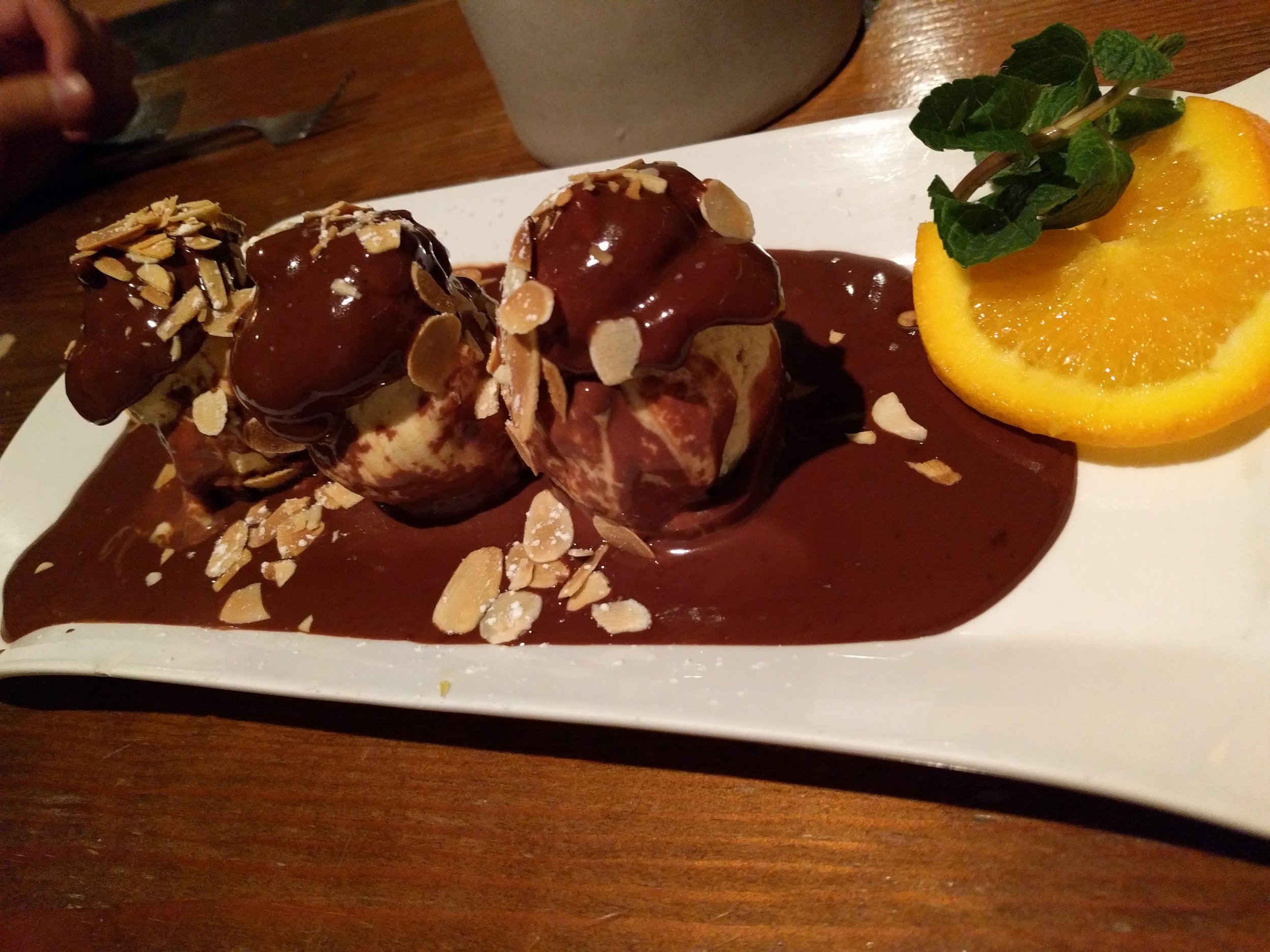 Profiteroles at ChantAirelle