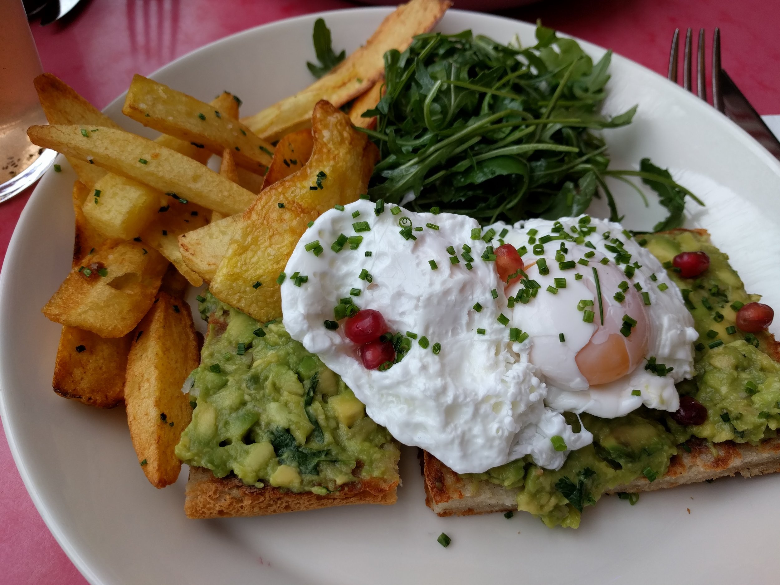 Avocado toast at LouLou