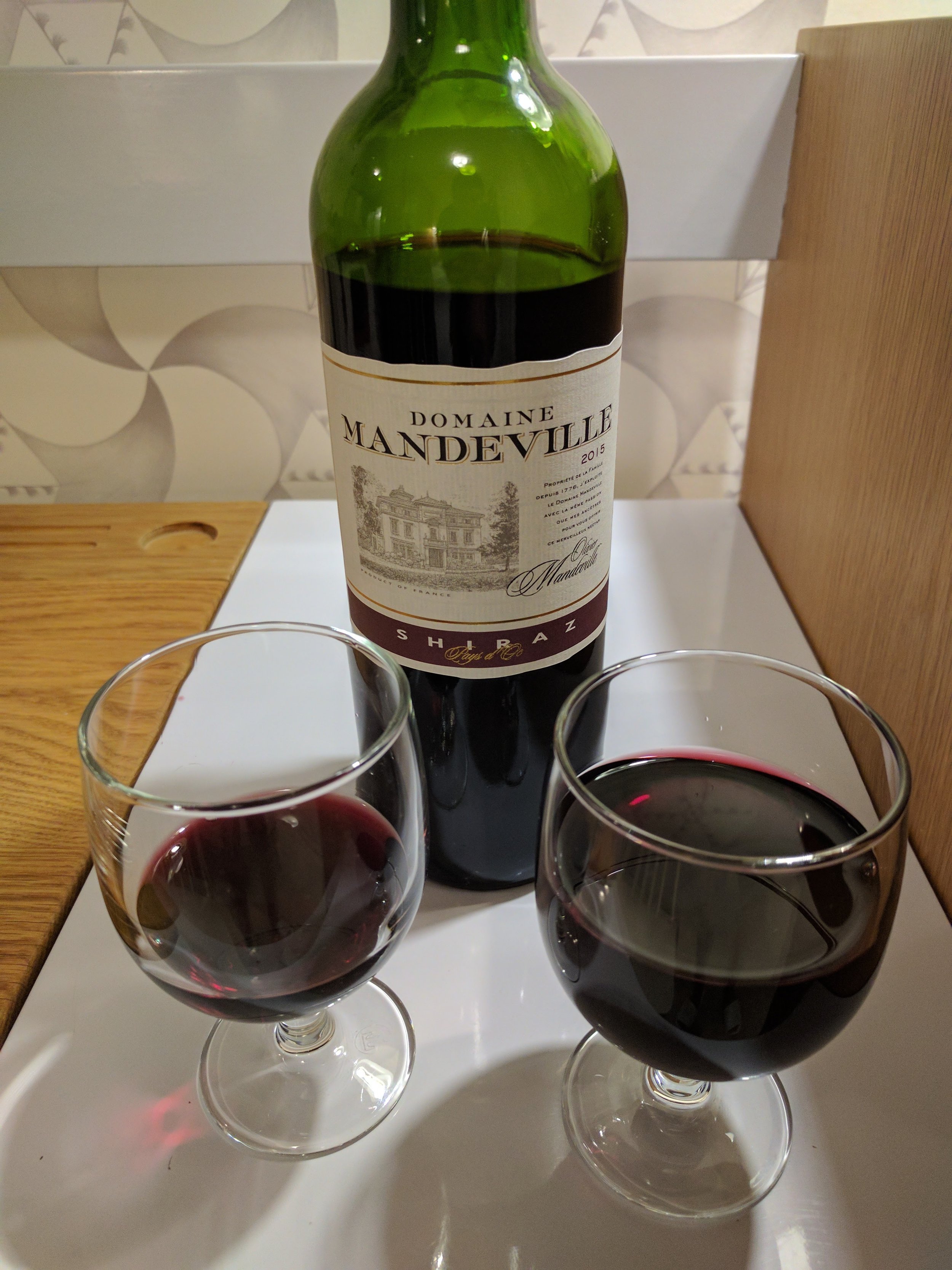 Guess which glass belongs to me...