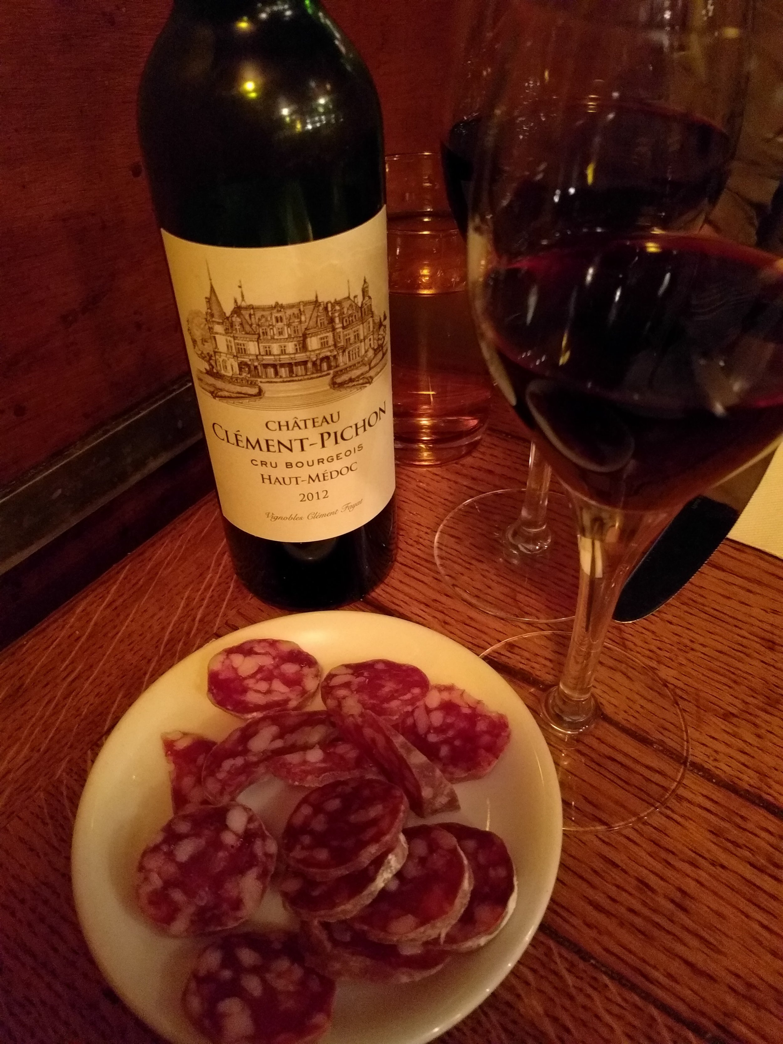 Meat starters at Le Bistrot d'Henri