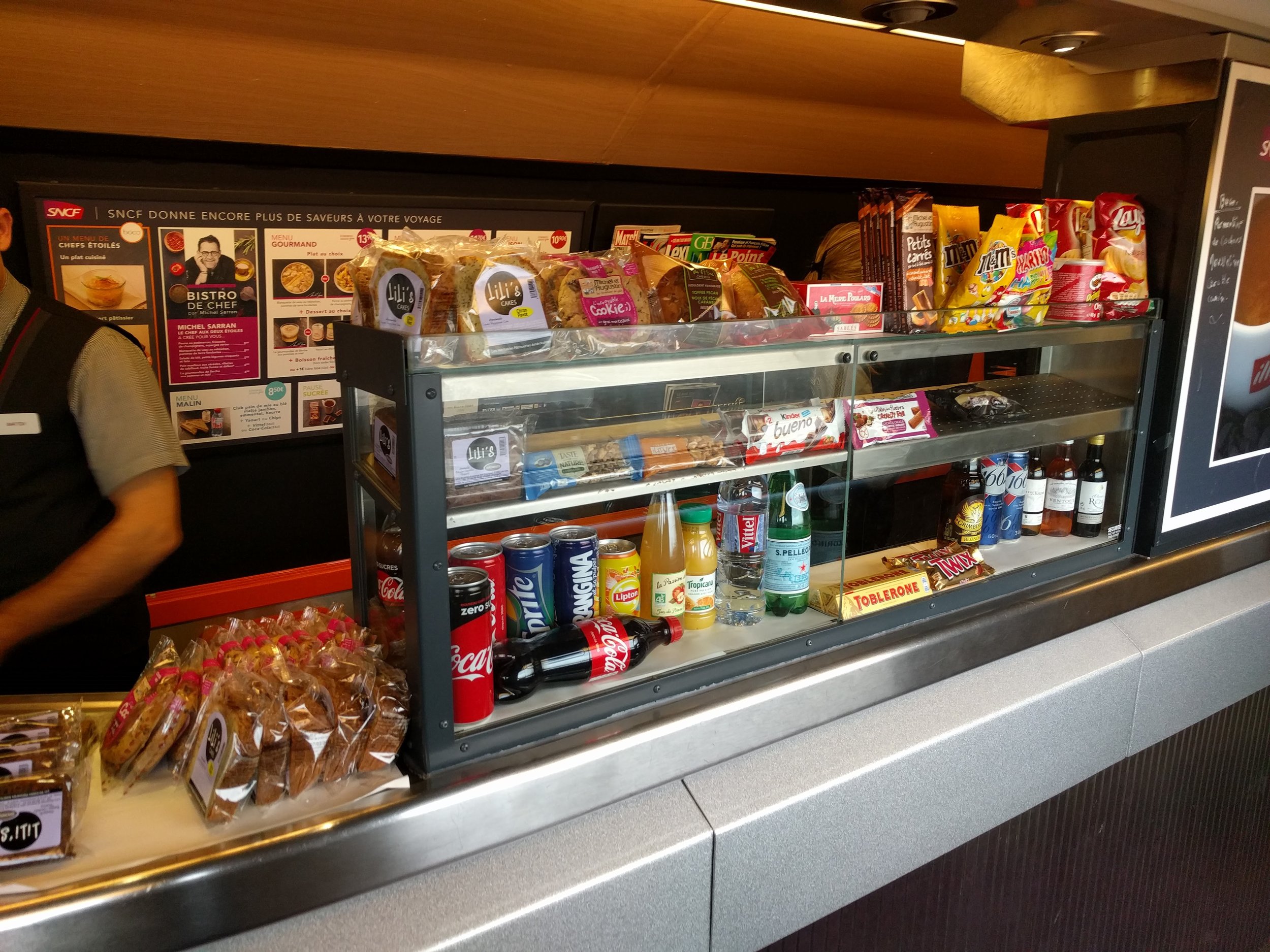 Food carriage on the TGV