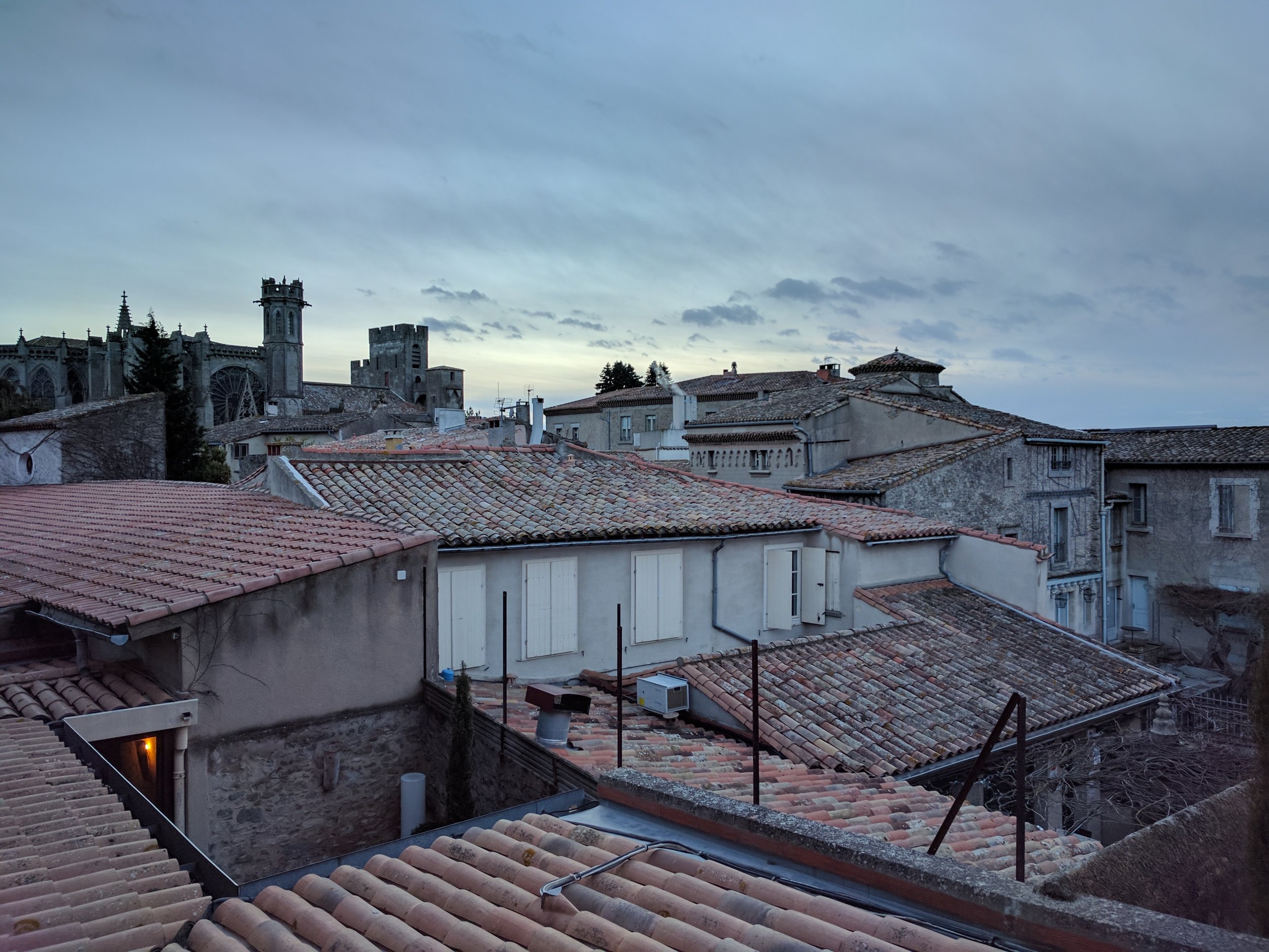 View from our hotel room