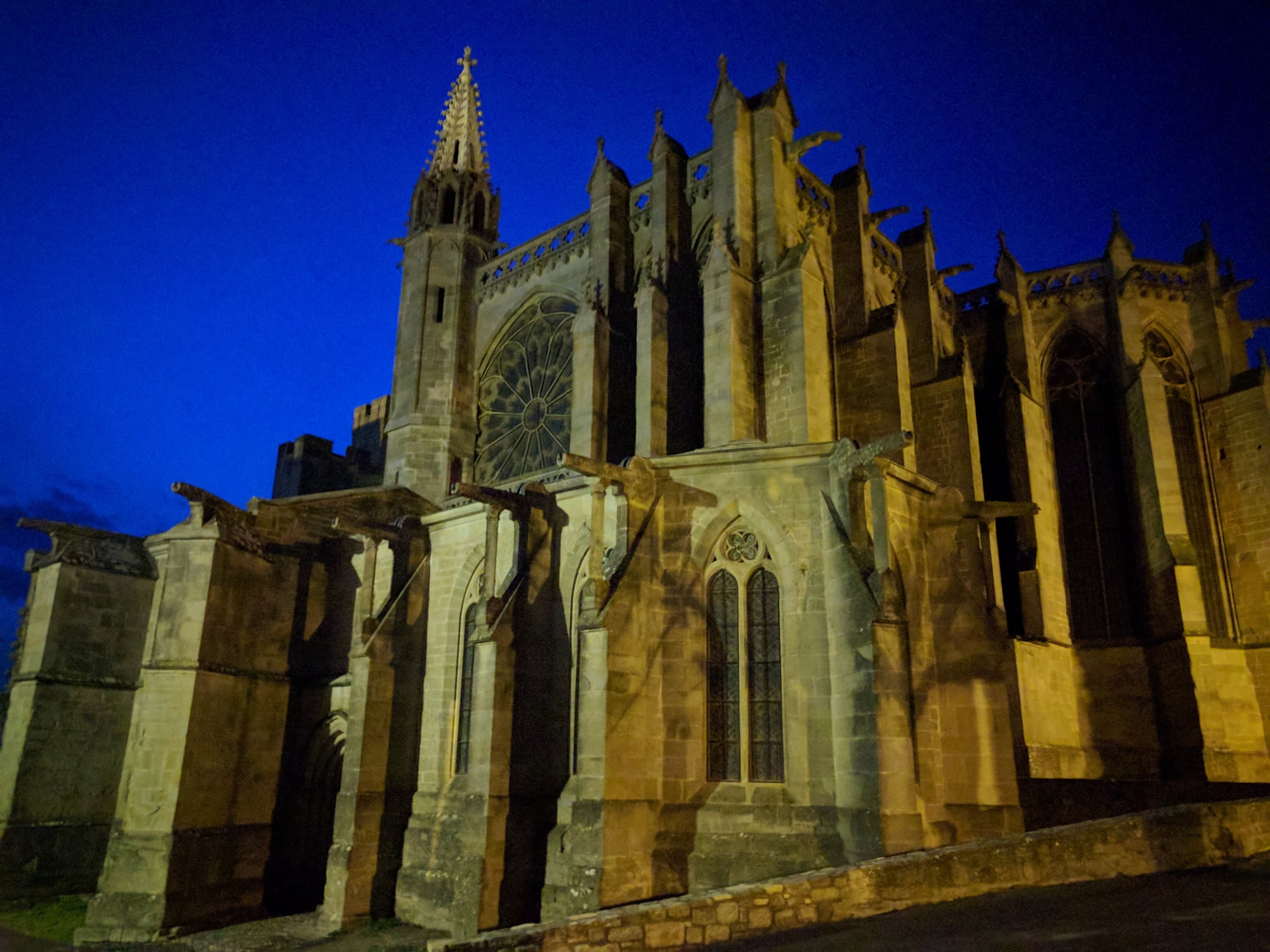 Basilica at night