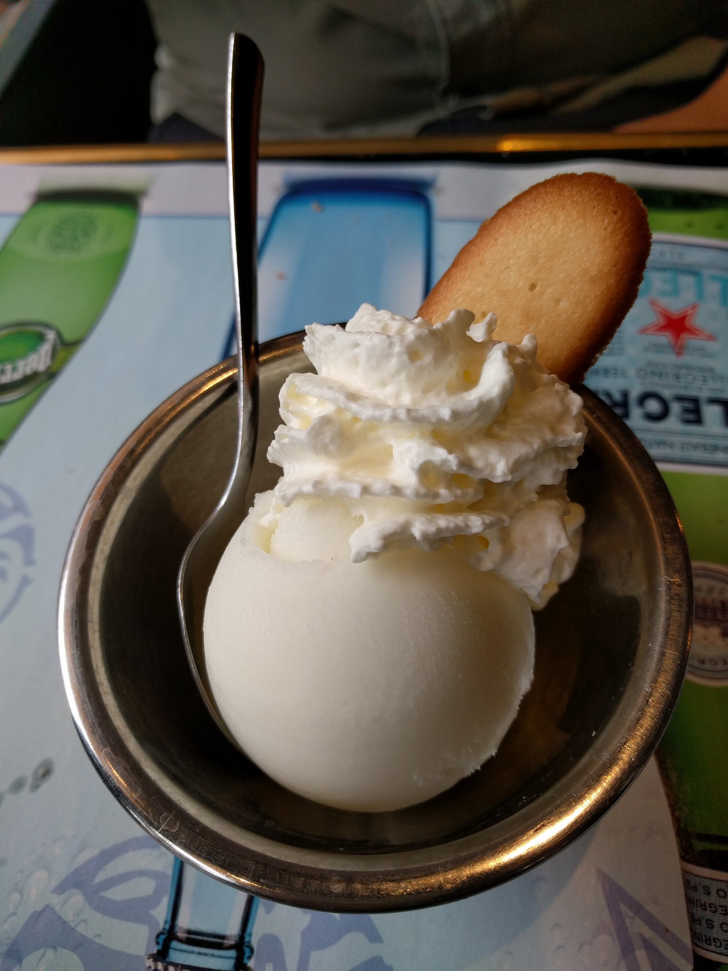 Lemon Ice Cream at Le Menestrel