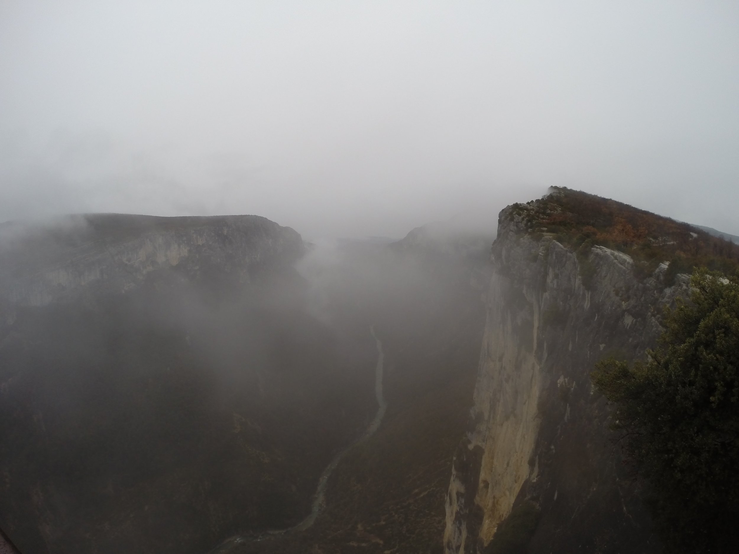 <p>It got pretty foggy for a while there</p>