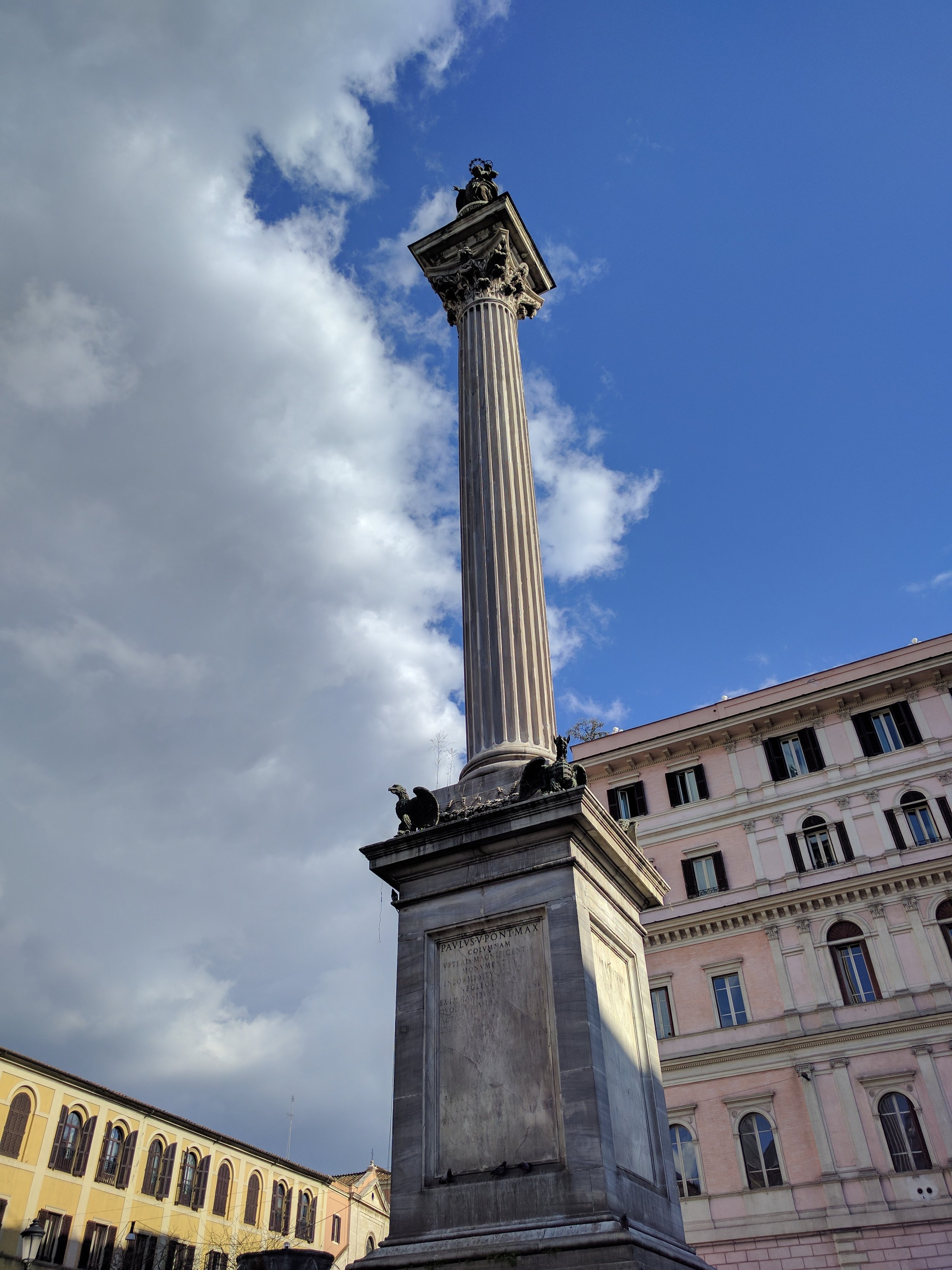 Pillar by the Basilica