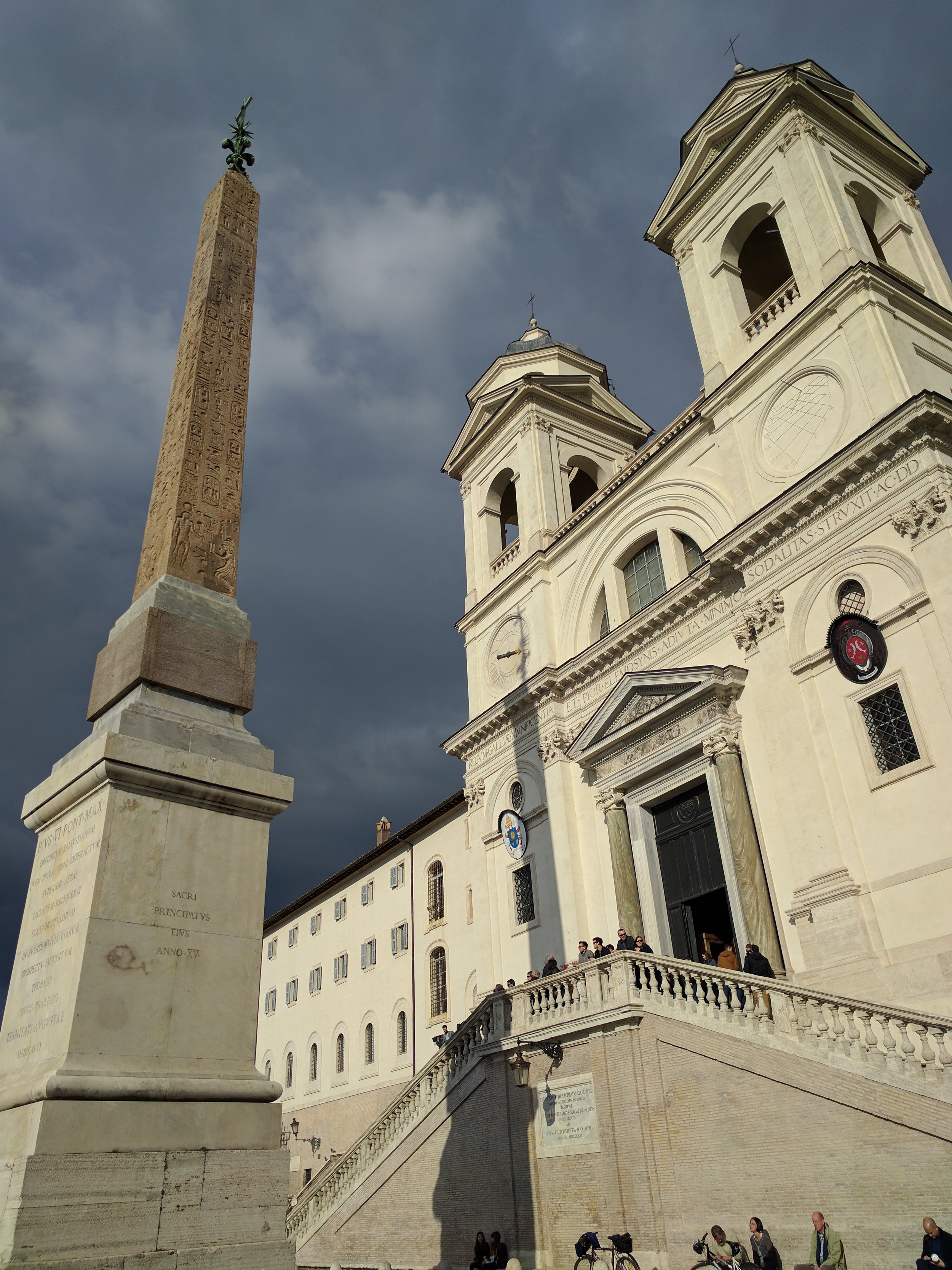 On top of the Spanish Steps