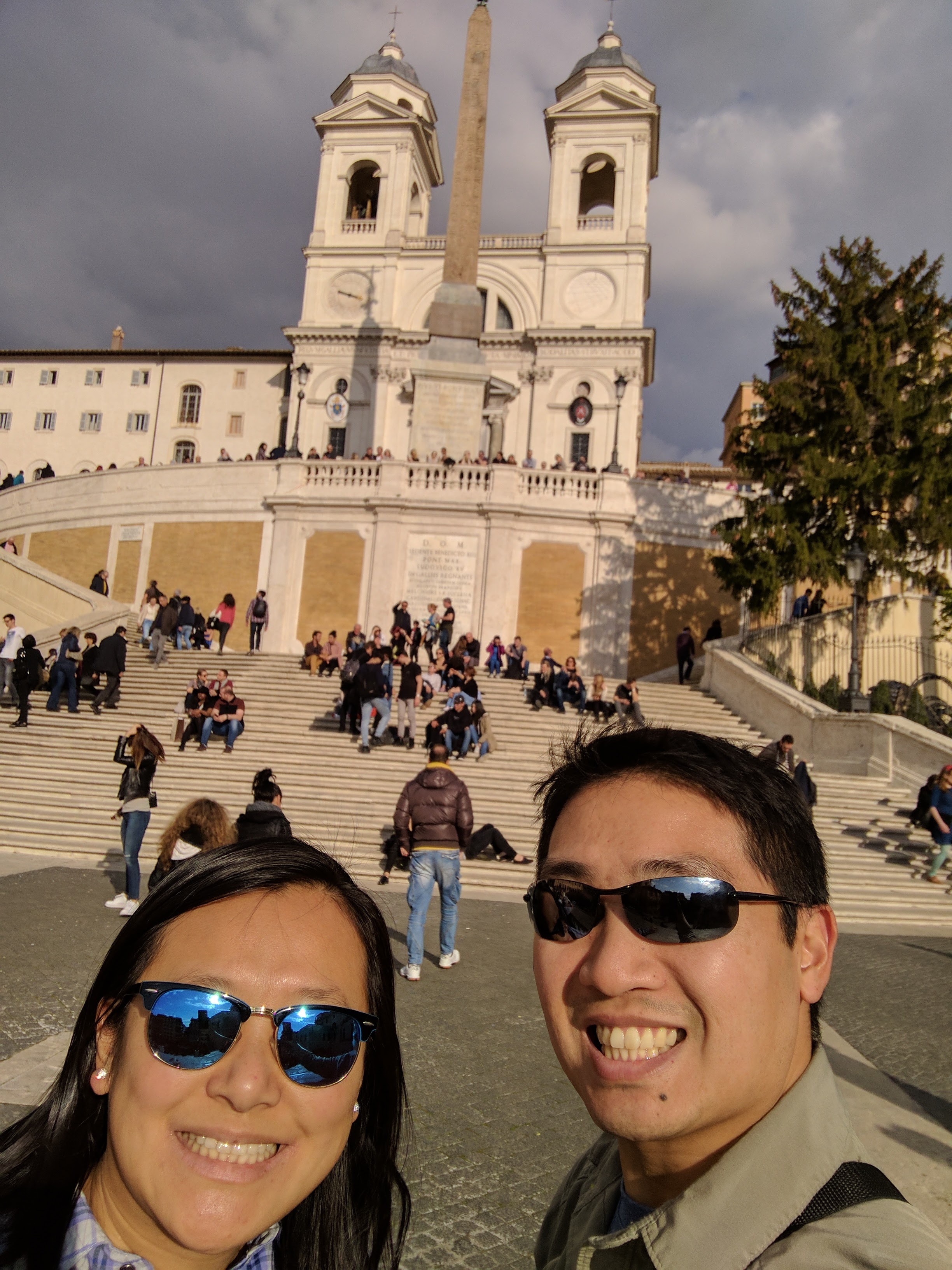 Selfie on the Spanish Steps