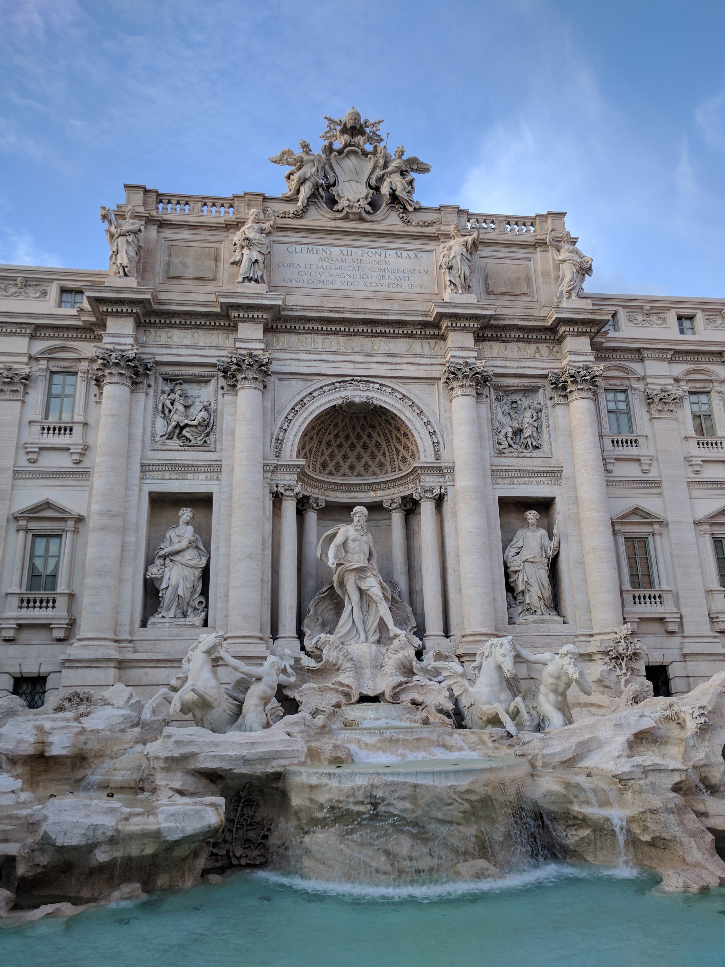Trevi during the day