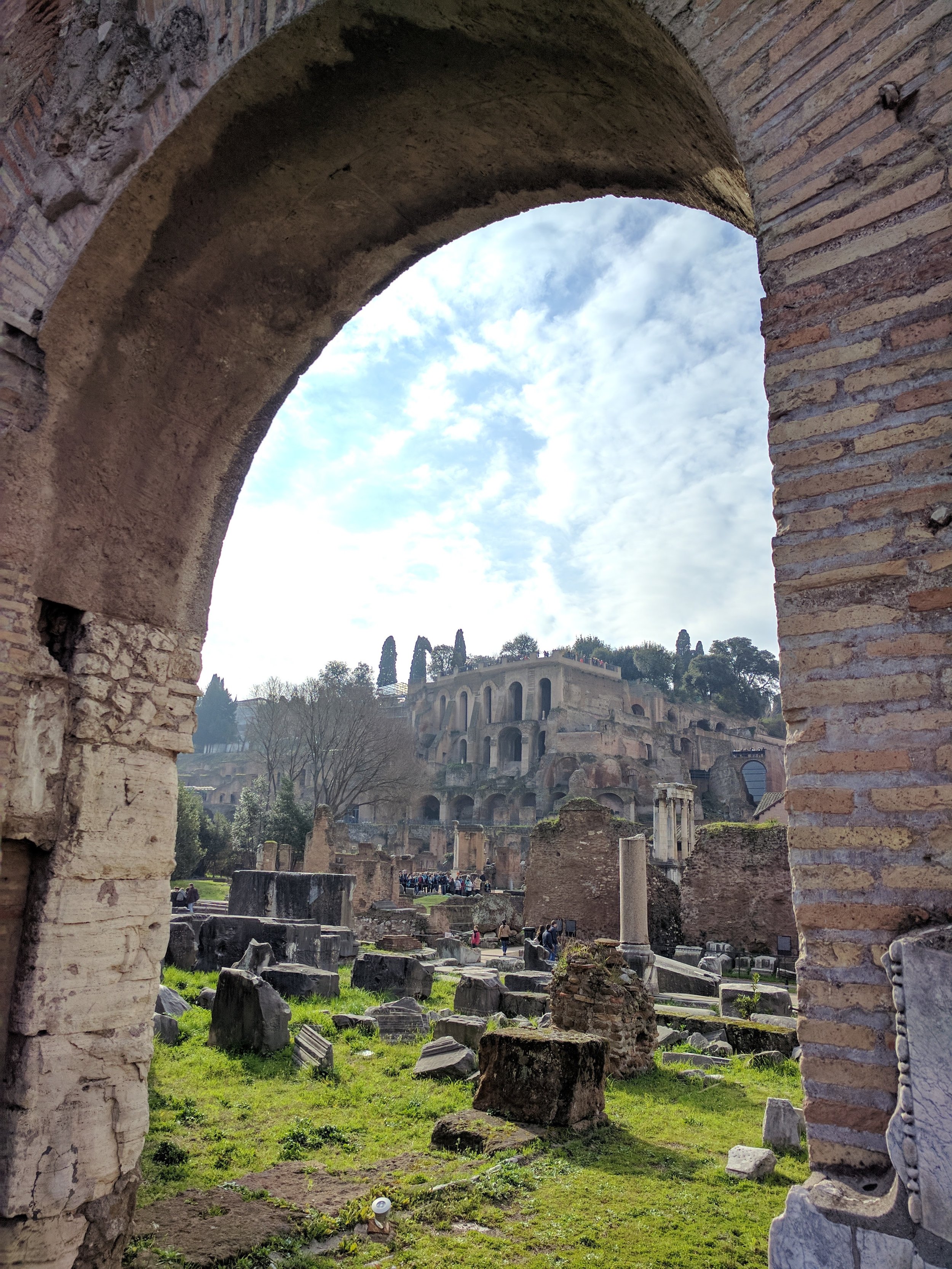 Shots from inside the forum area