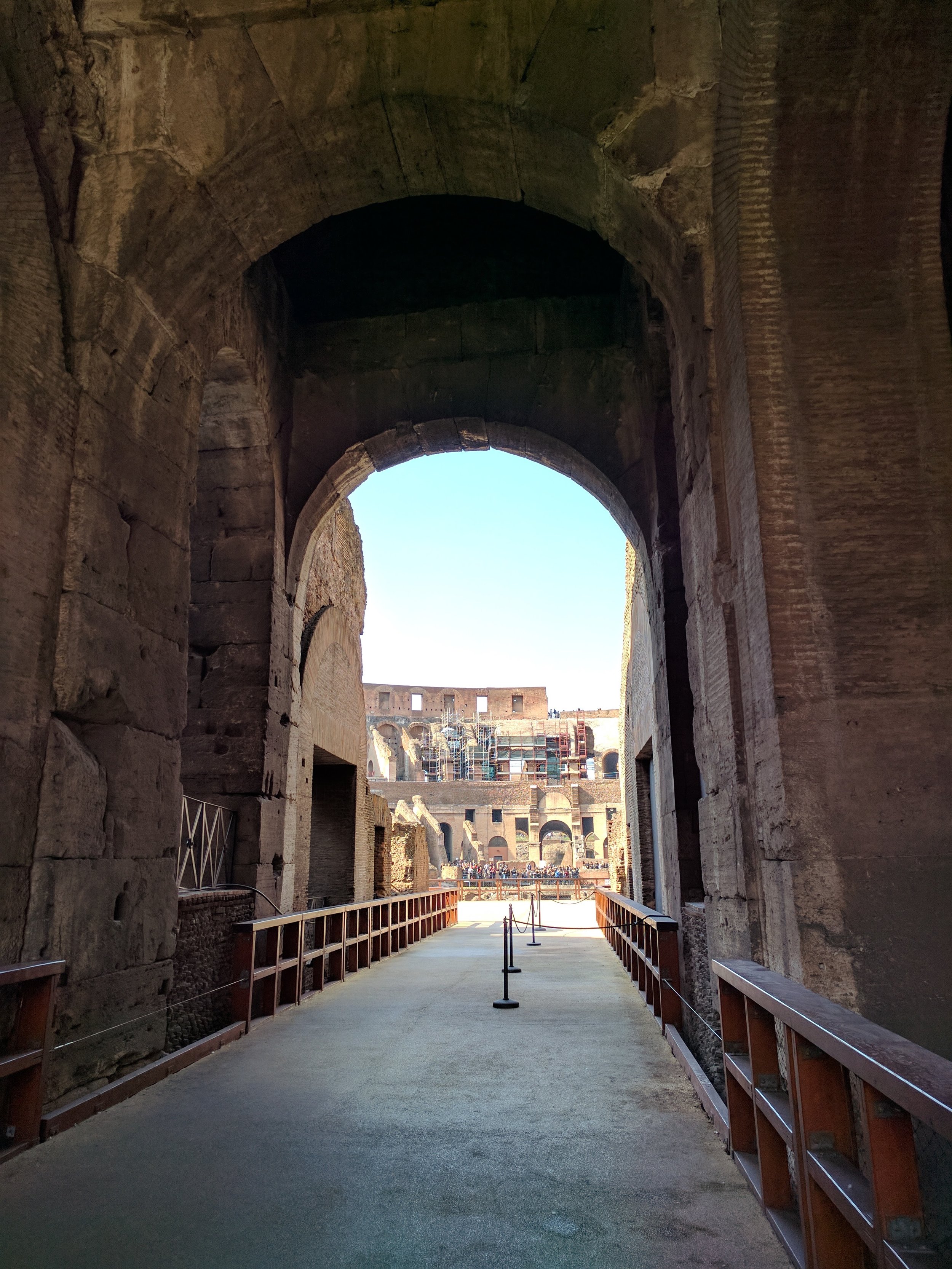 Entering the arena...