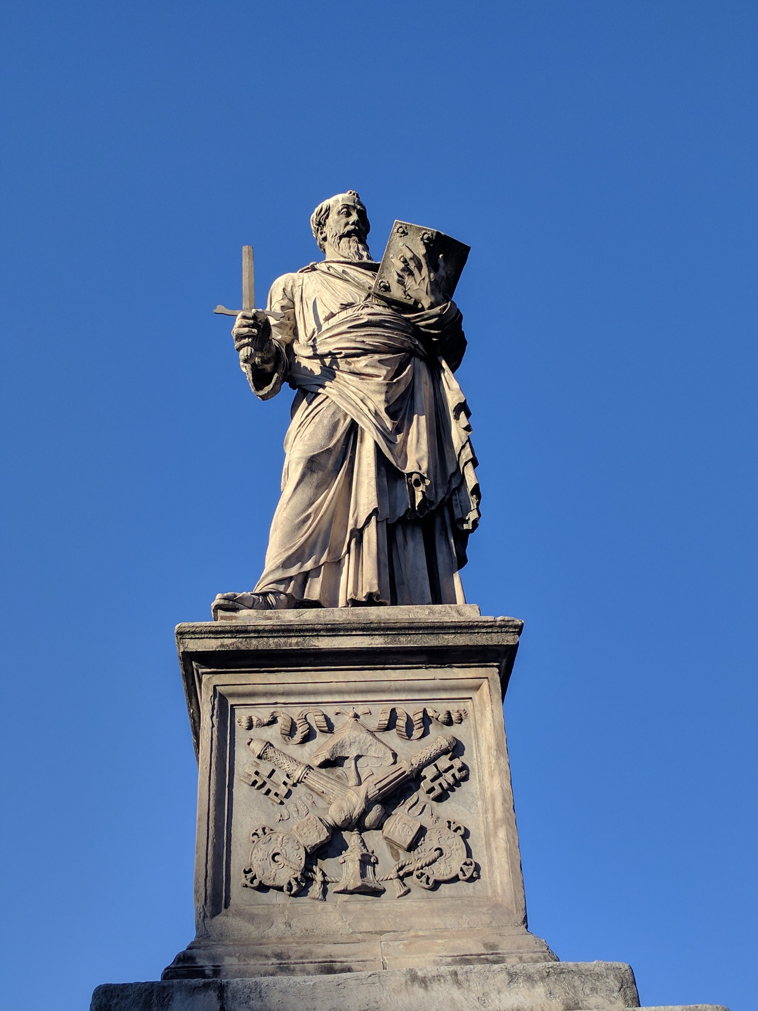 Statue on Ponte Sant'Angelo