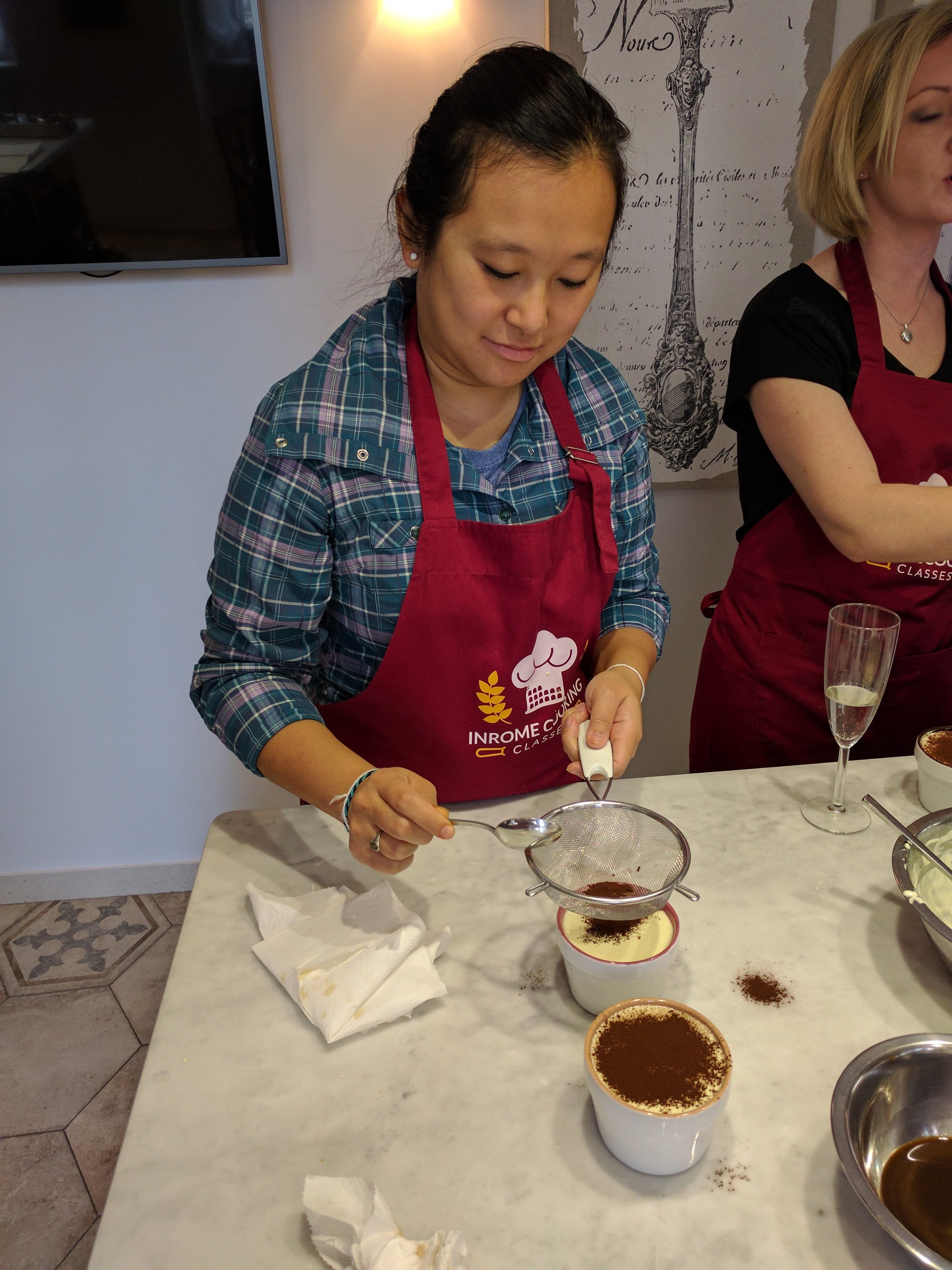 Dust some cocoa powder on top