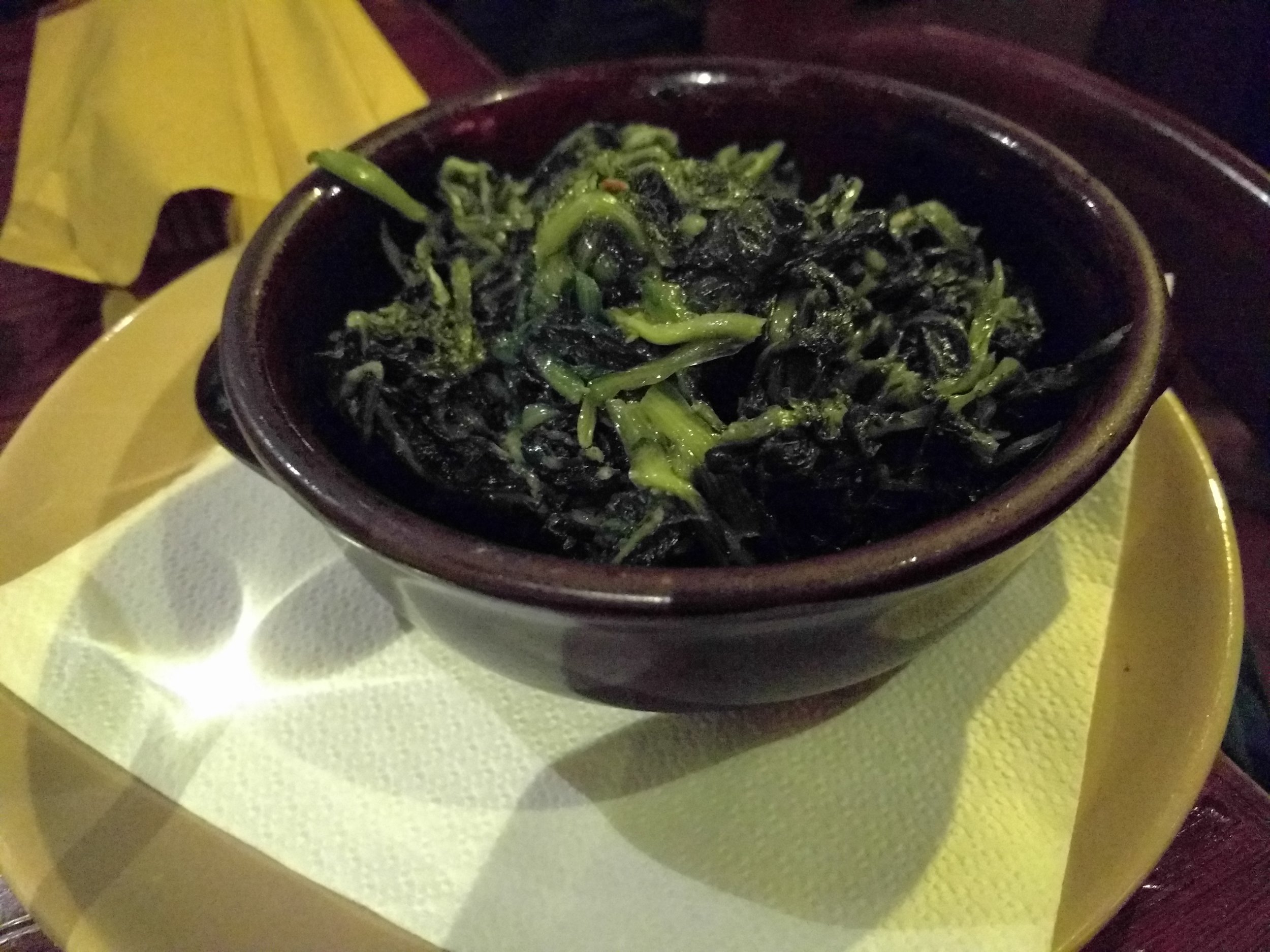 <p>If you haven't noticed, chicory was our greens of choice in Rome. This one was not as good though as this batch was too bitter for us</p>