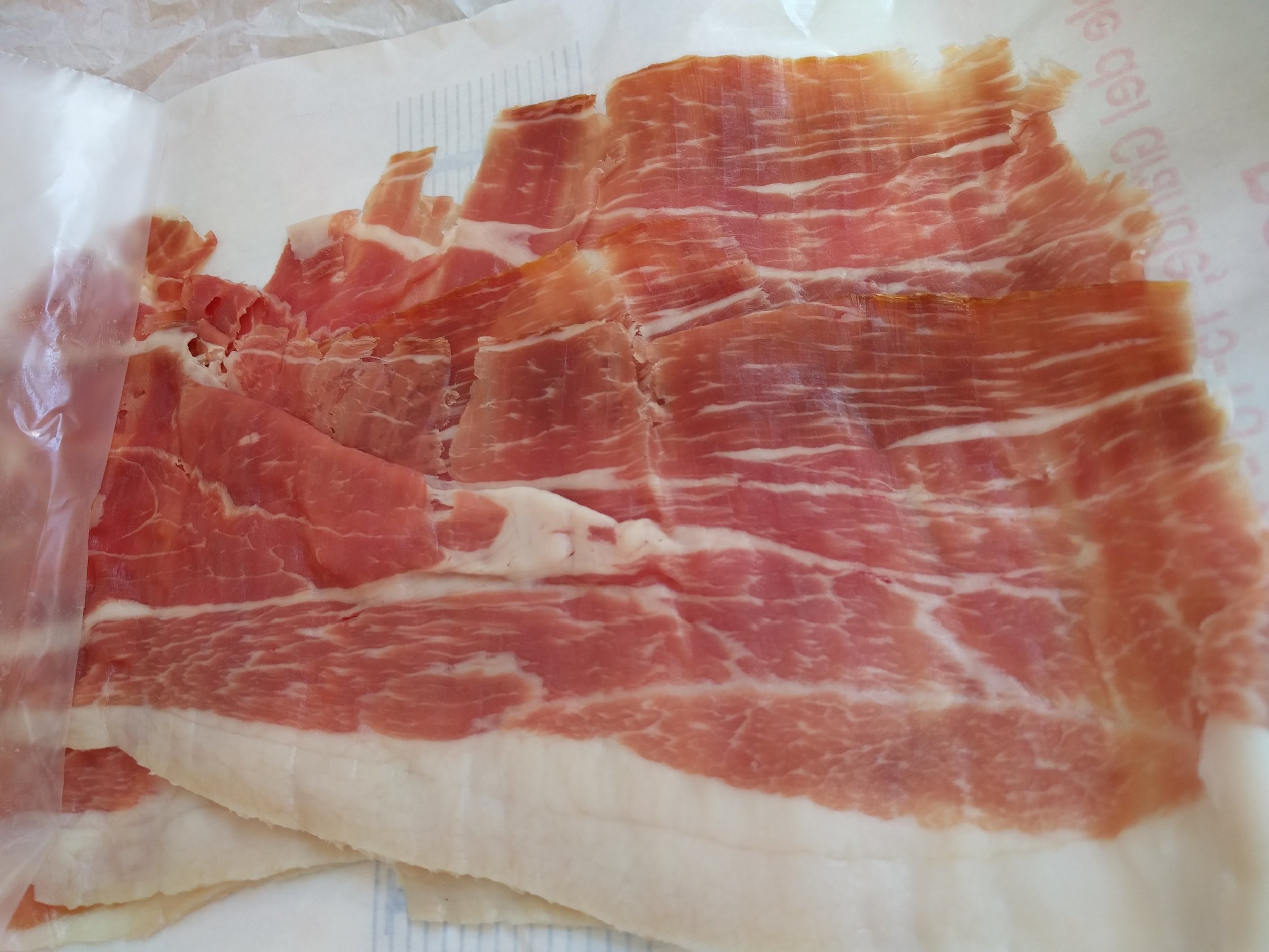 <p>Also from Antica Norcineria Iacozzilli. Almost no one can hand slice prosciutto so yeah, how legit is this place?</p>