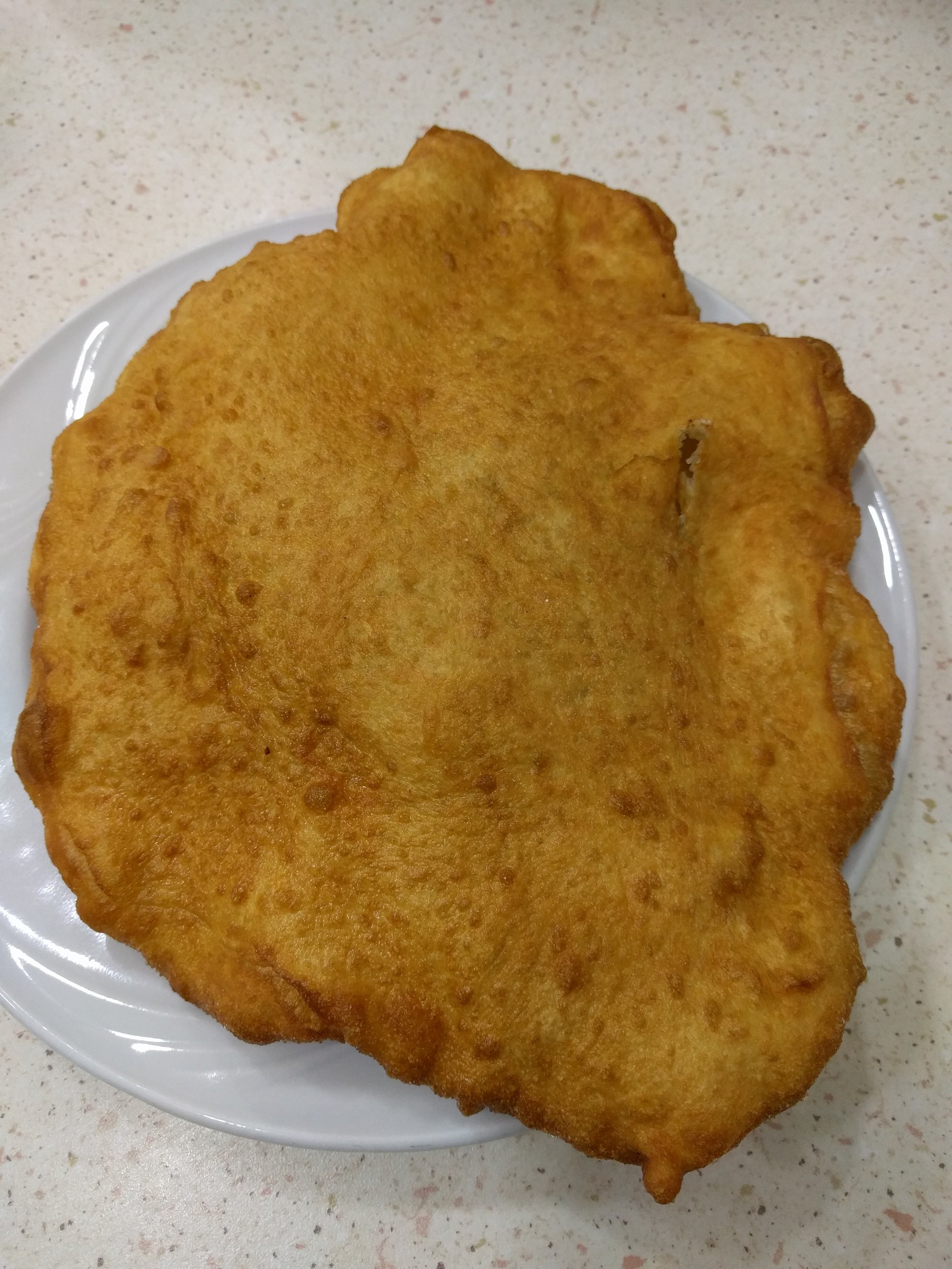 Fried pizza
