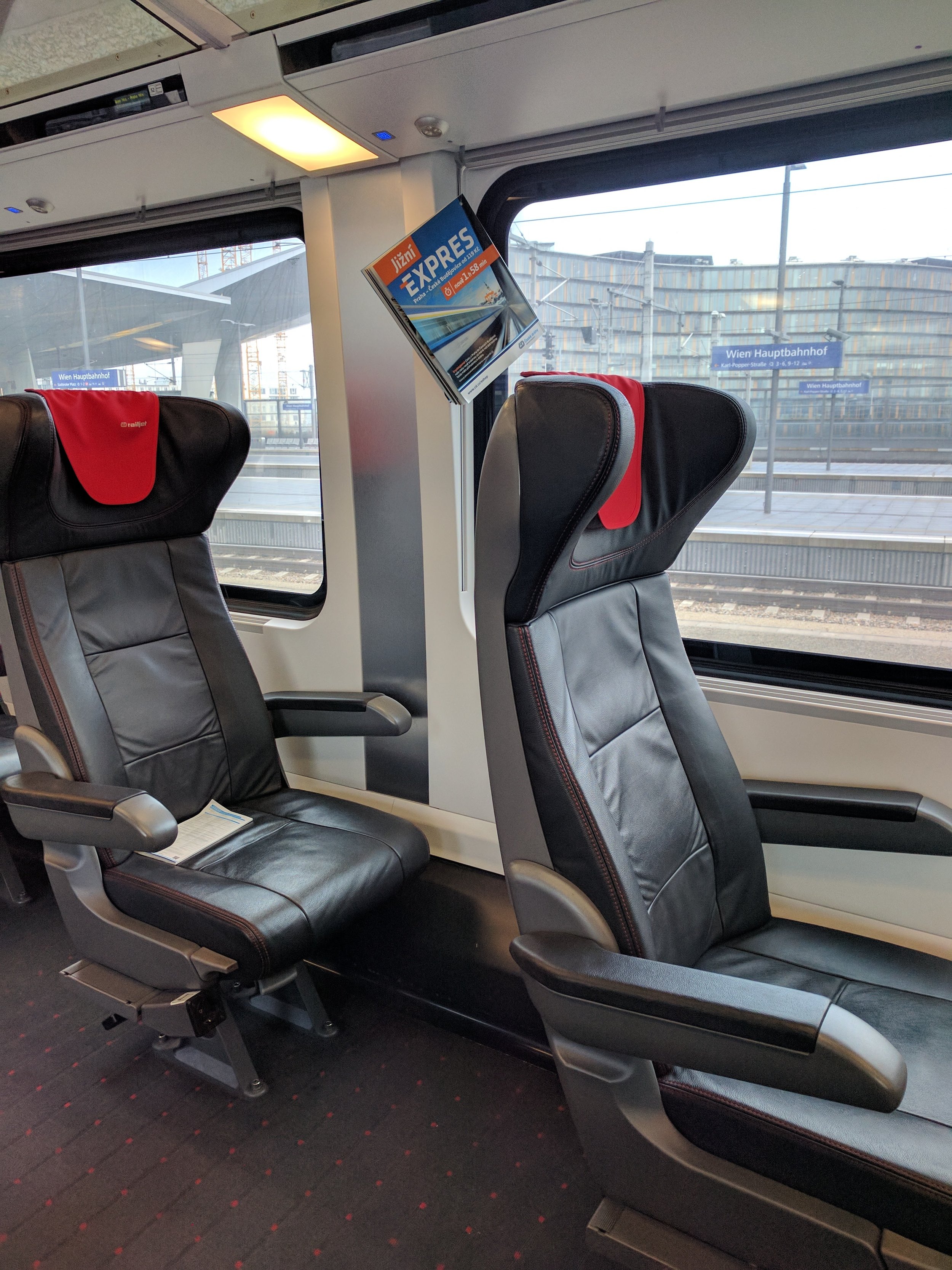 Train from Vienna to Prague