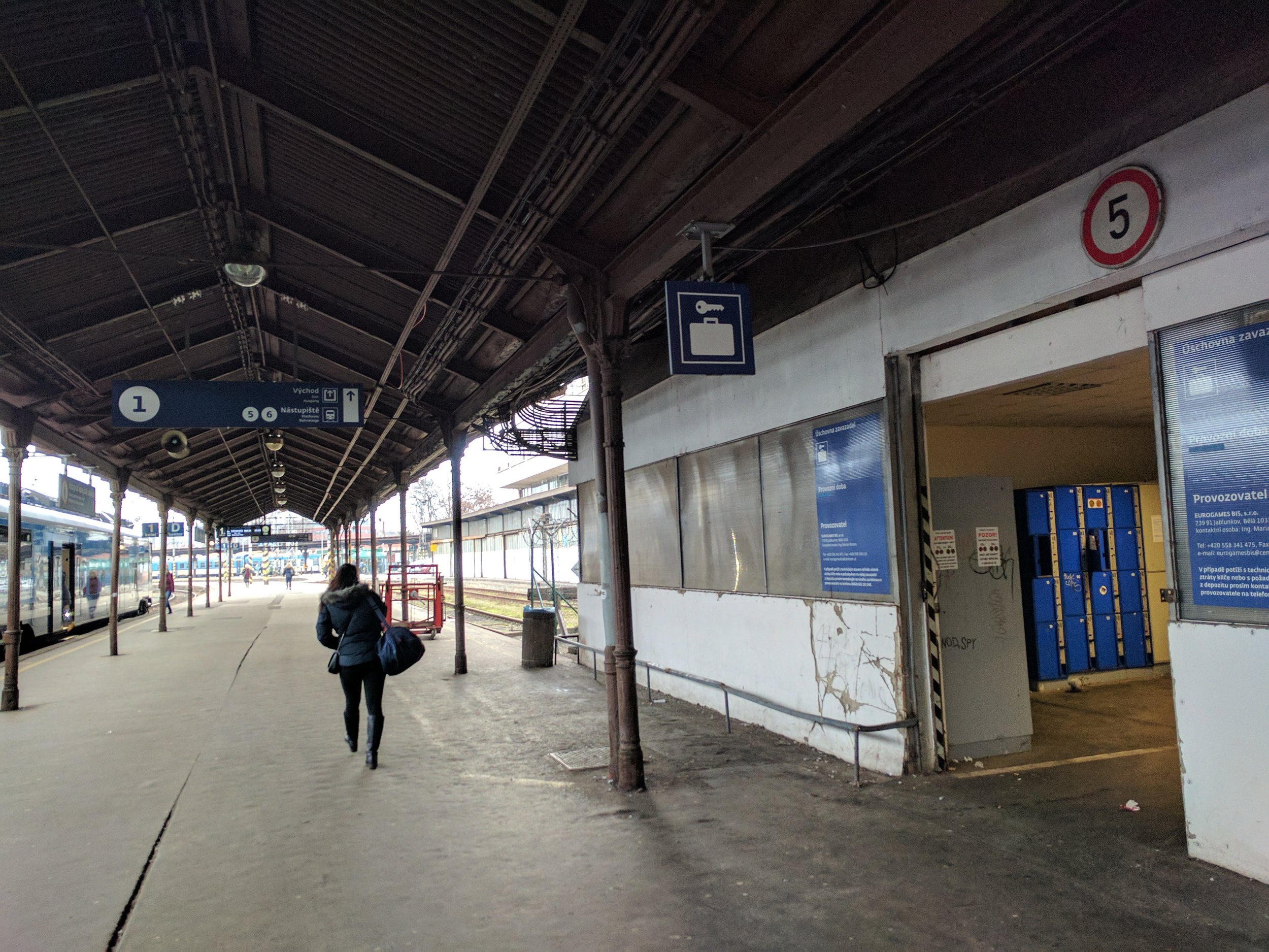 Locker facilities in Brno