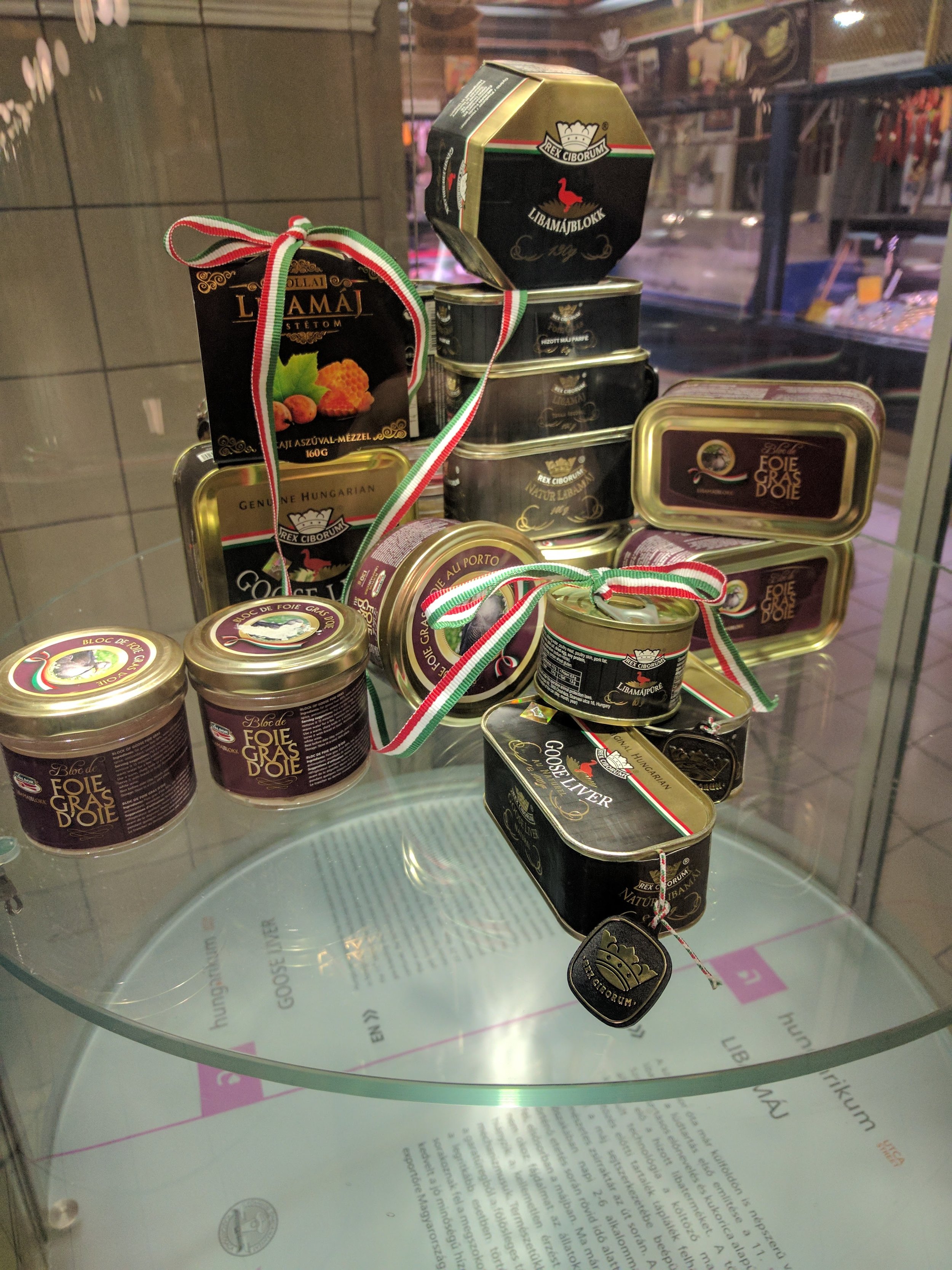 Goose liver - we saw this everywhere